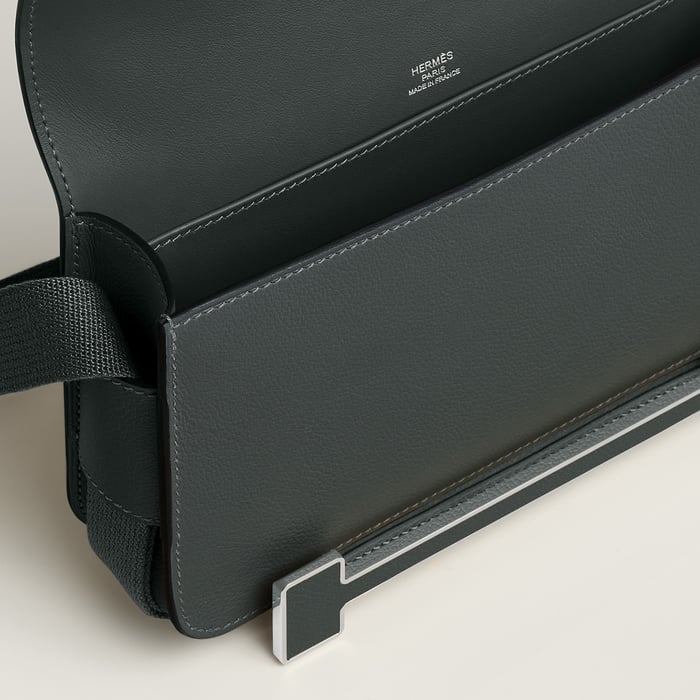 Vert Mangrove Hermès Geta Slim Bag