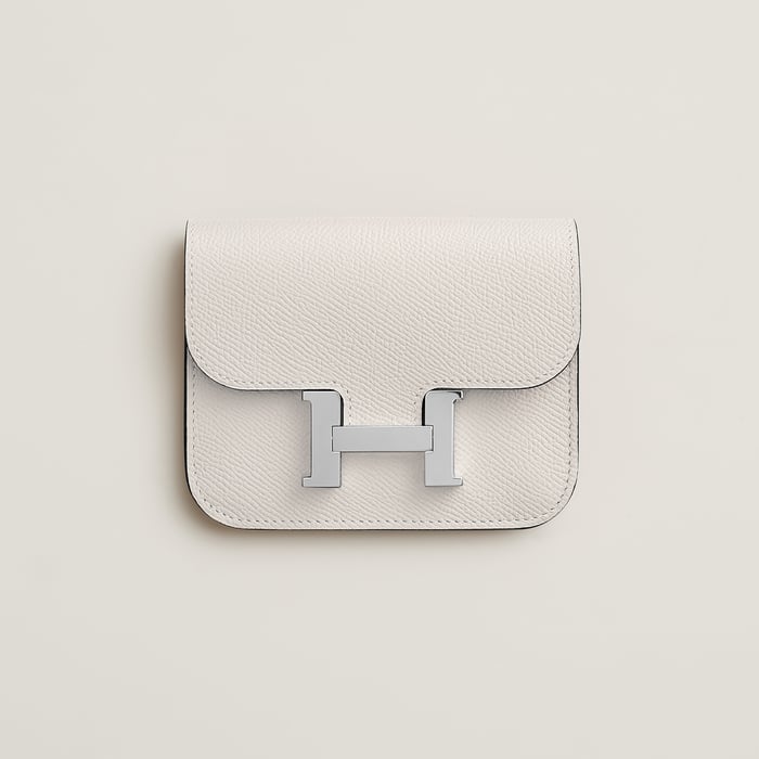Gris Pâle Constance Slim Wallet