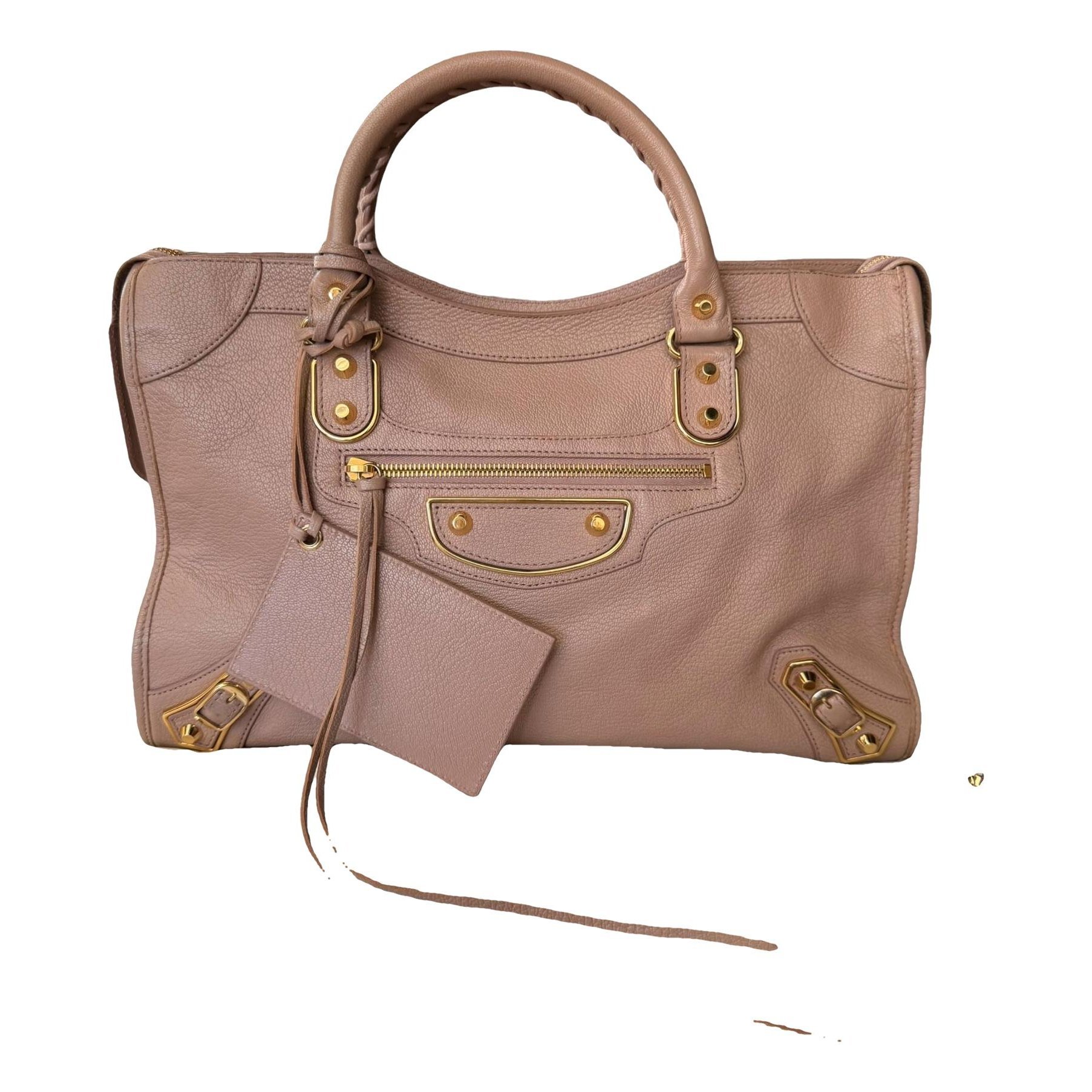 City leather crossbody bag
