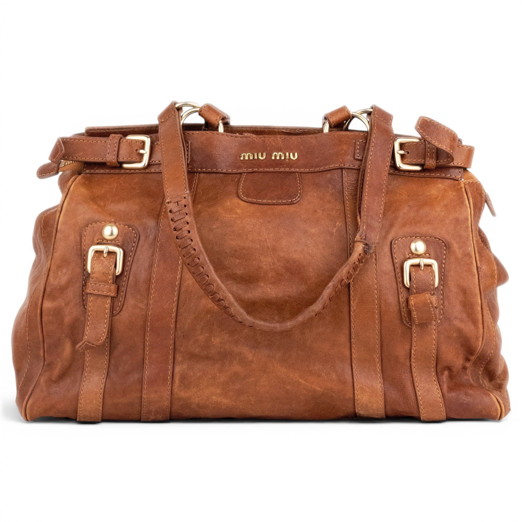 Miu Miu Leather tote
