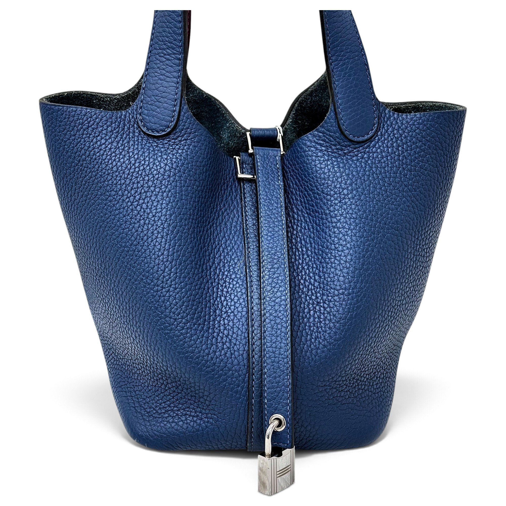 Picotin leather handbag