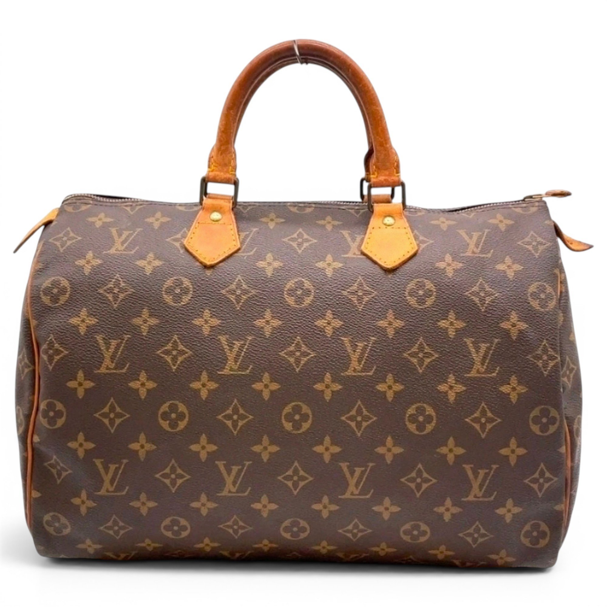 Speedy leather handbag