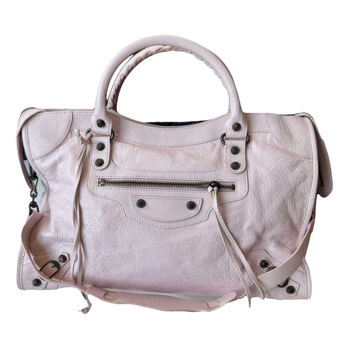 Classic Metalic leather handbag
