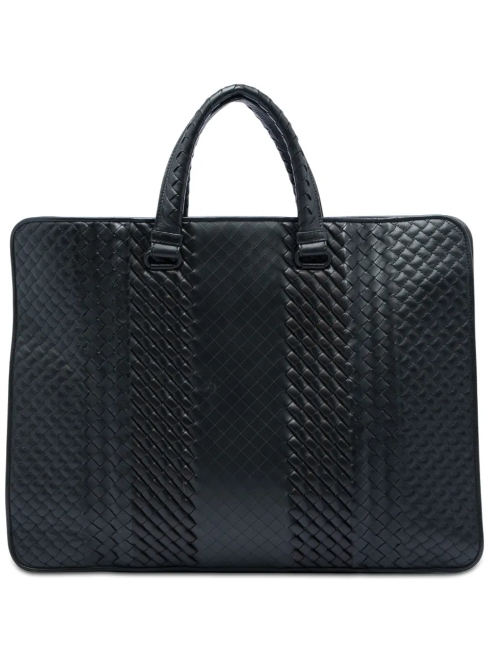2012-2026 Nappa Intrecciato Club Fume Briefcase business bag