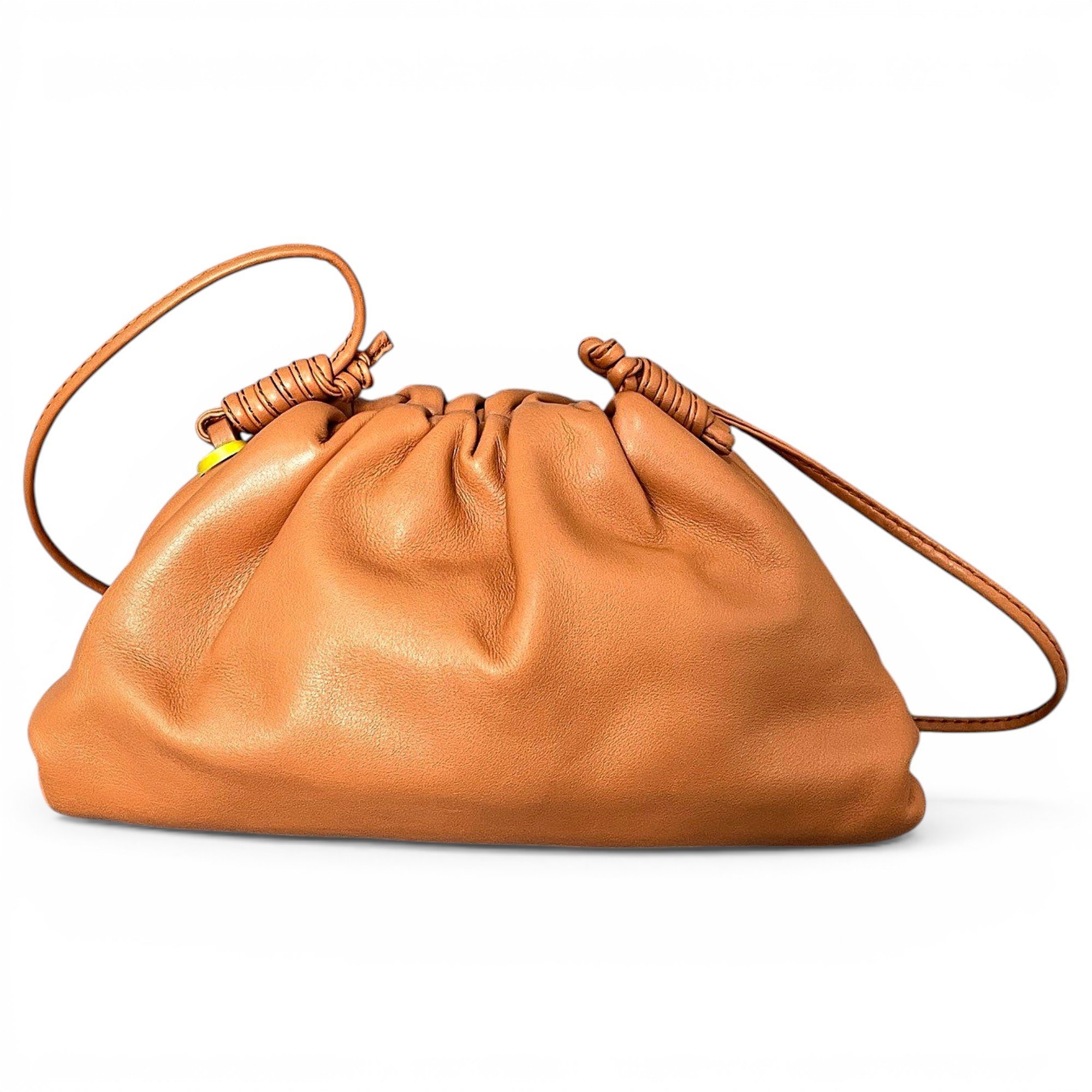 Pouch leather handbag