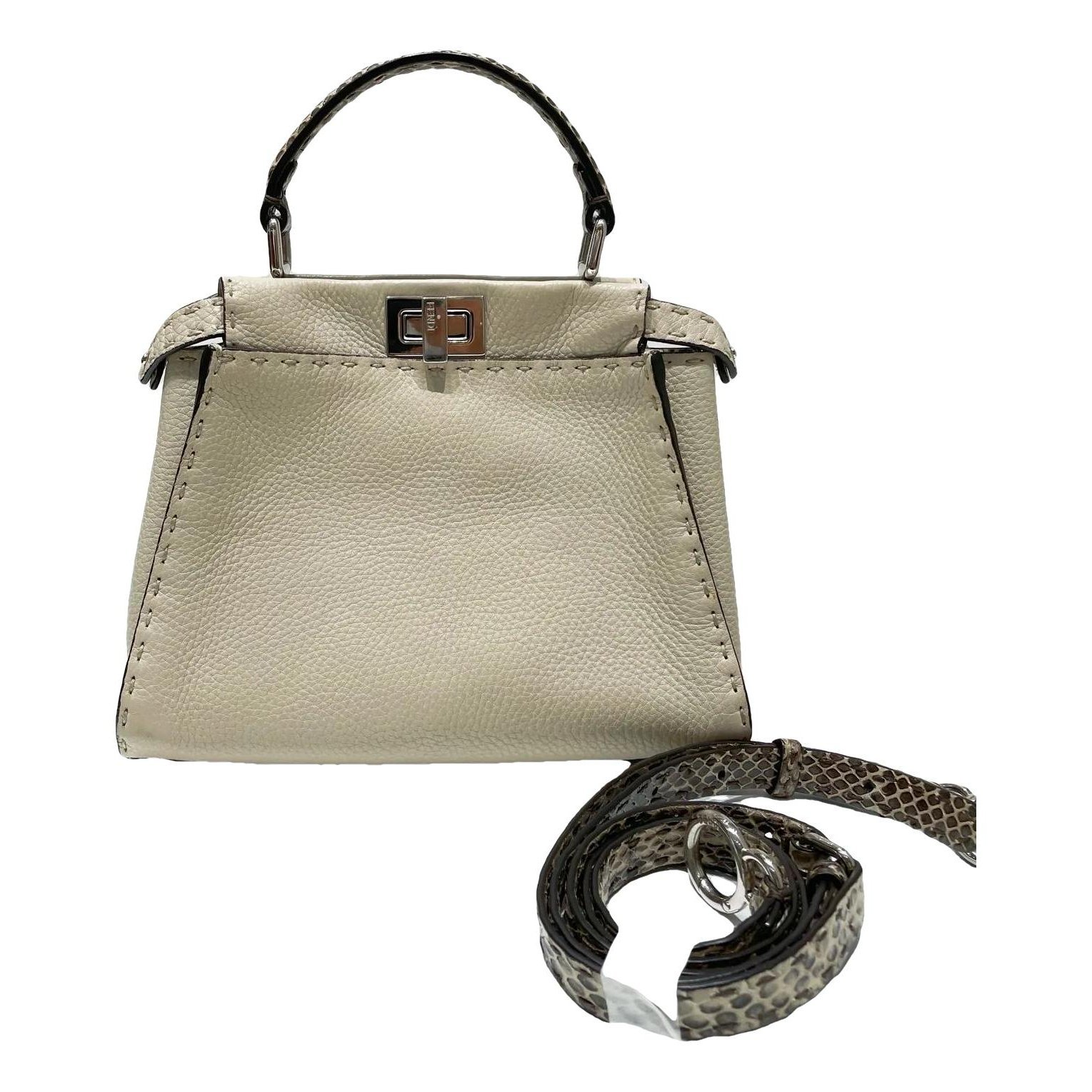 Peekaboo leather handbag