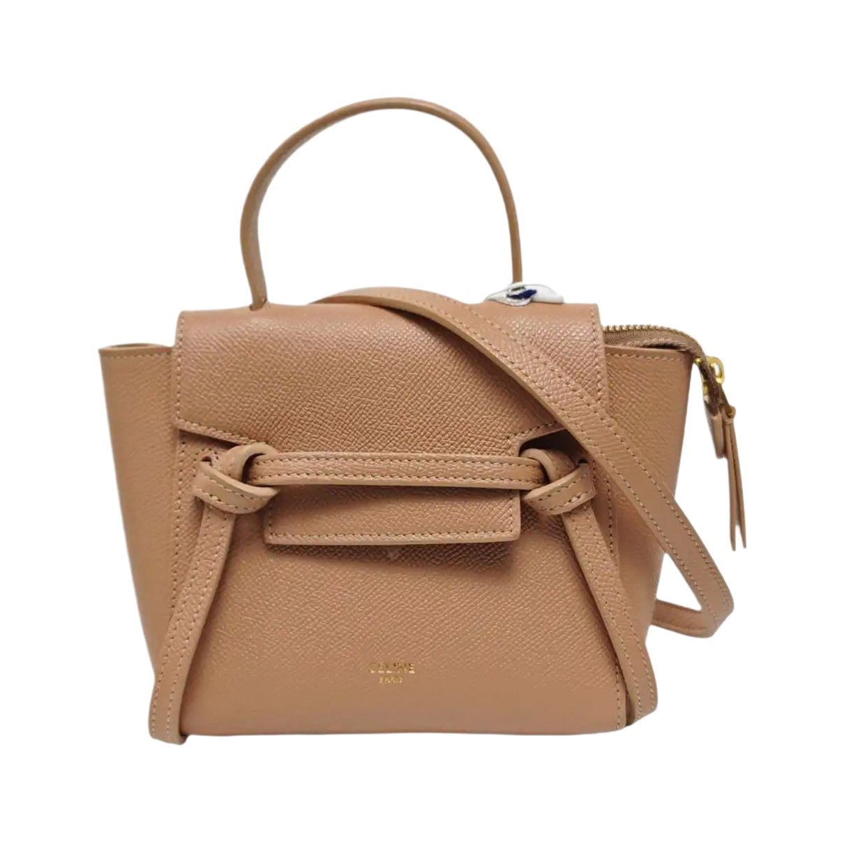 Belt leather handbag