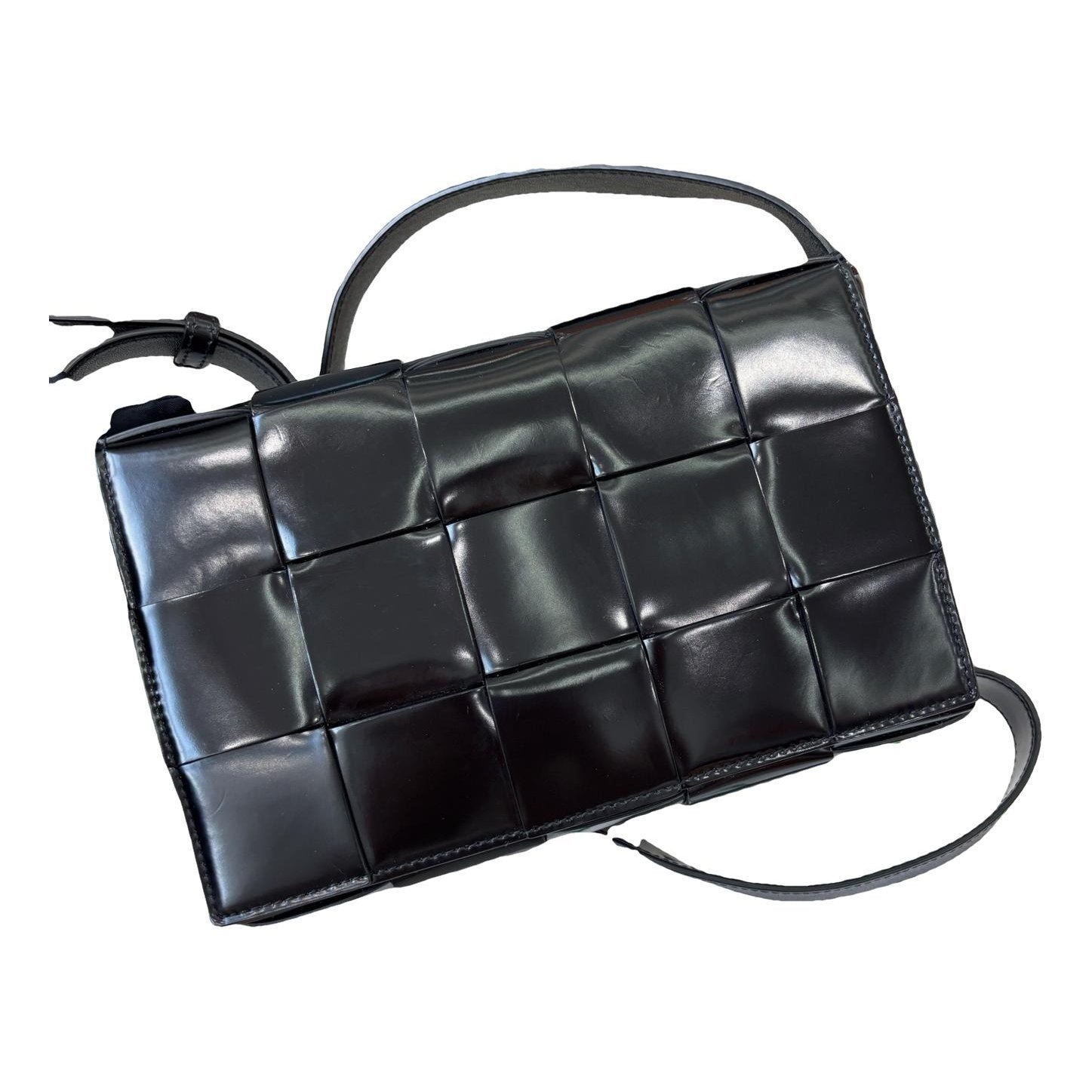 Cassette leather crossbody bag