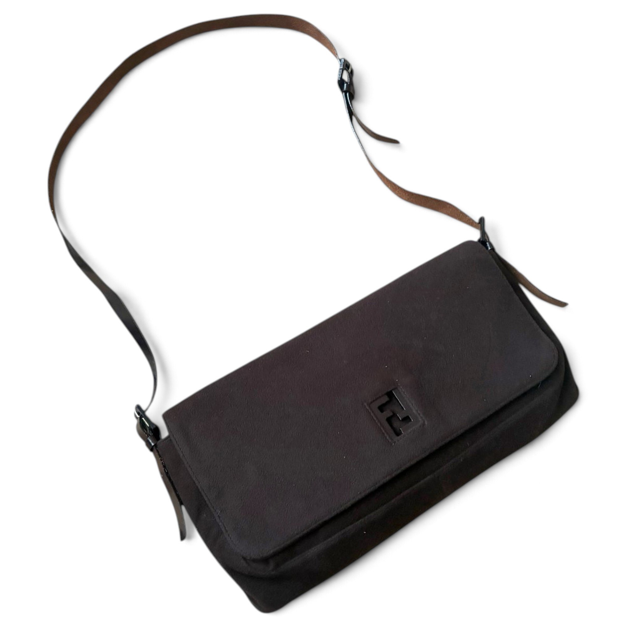 Baguette wool handbag