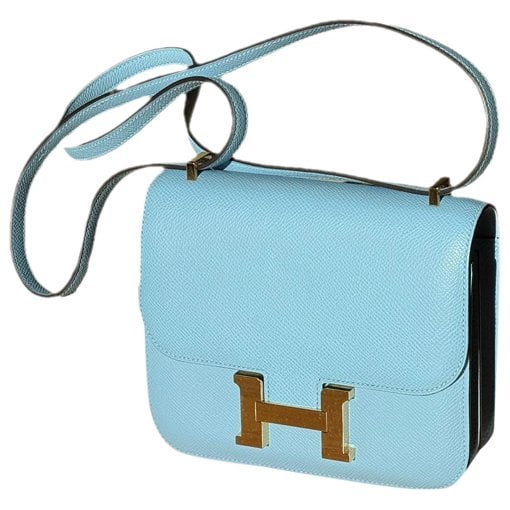 Hermes Constance 18 Handbag Celeste Epsom Leather