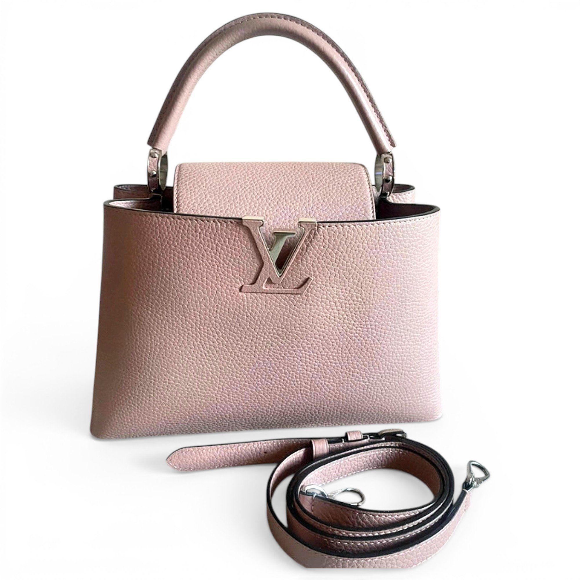 Capucines leather handbag