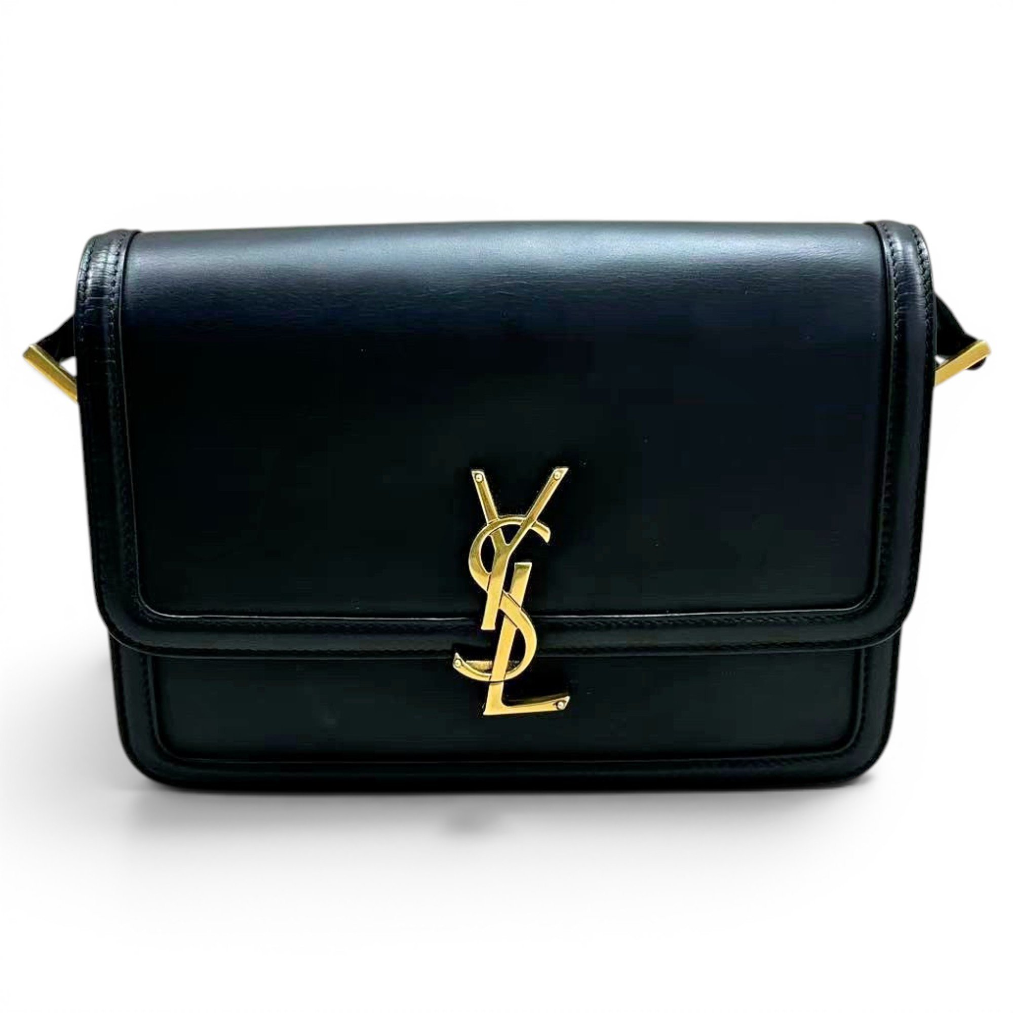 Solférino leather handbag