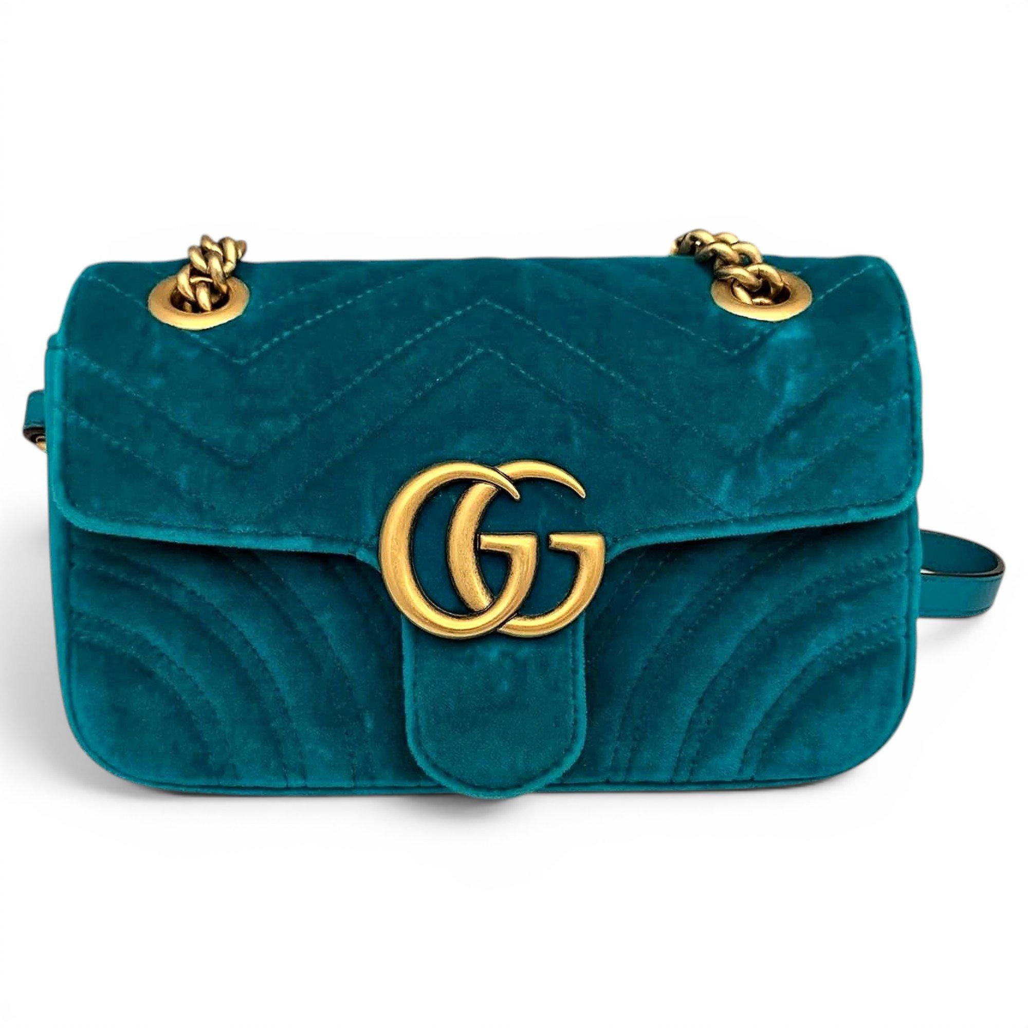 GG Marmont velvet mini bag