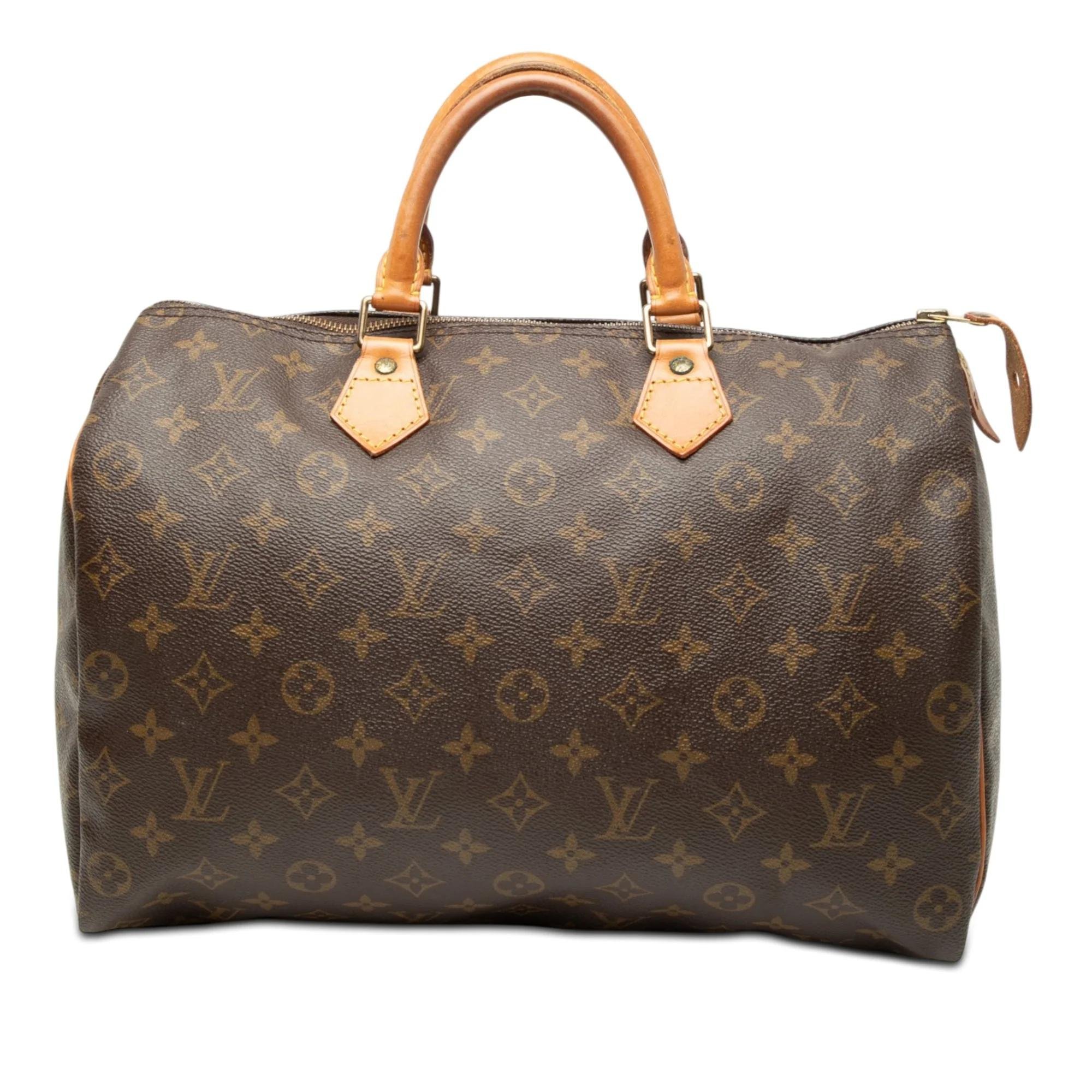 Speedy leather bag