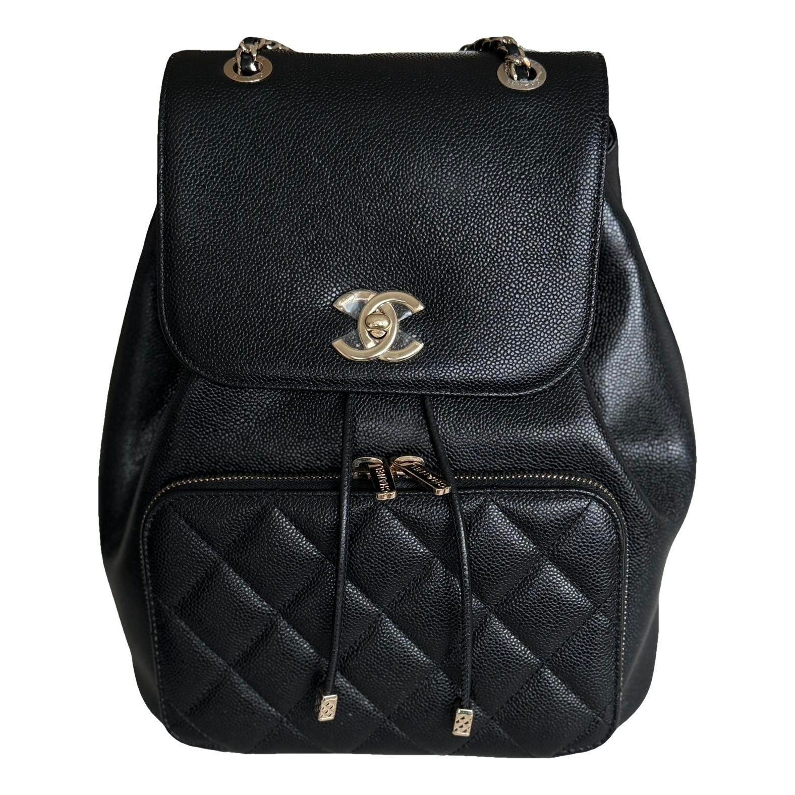 Leather backpack
