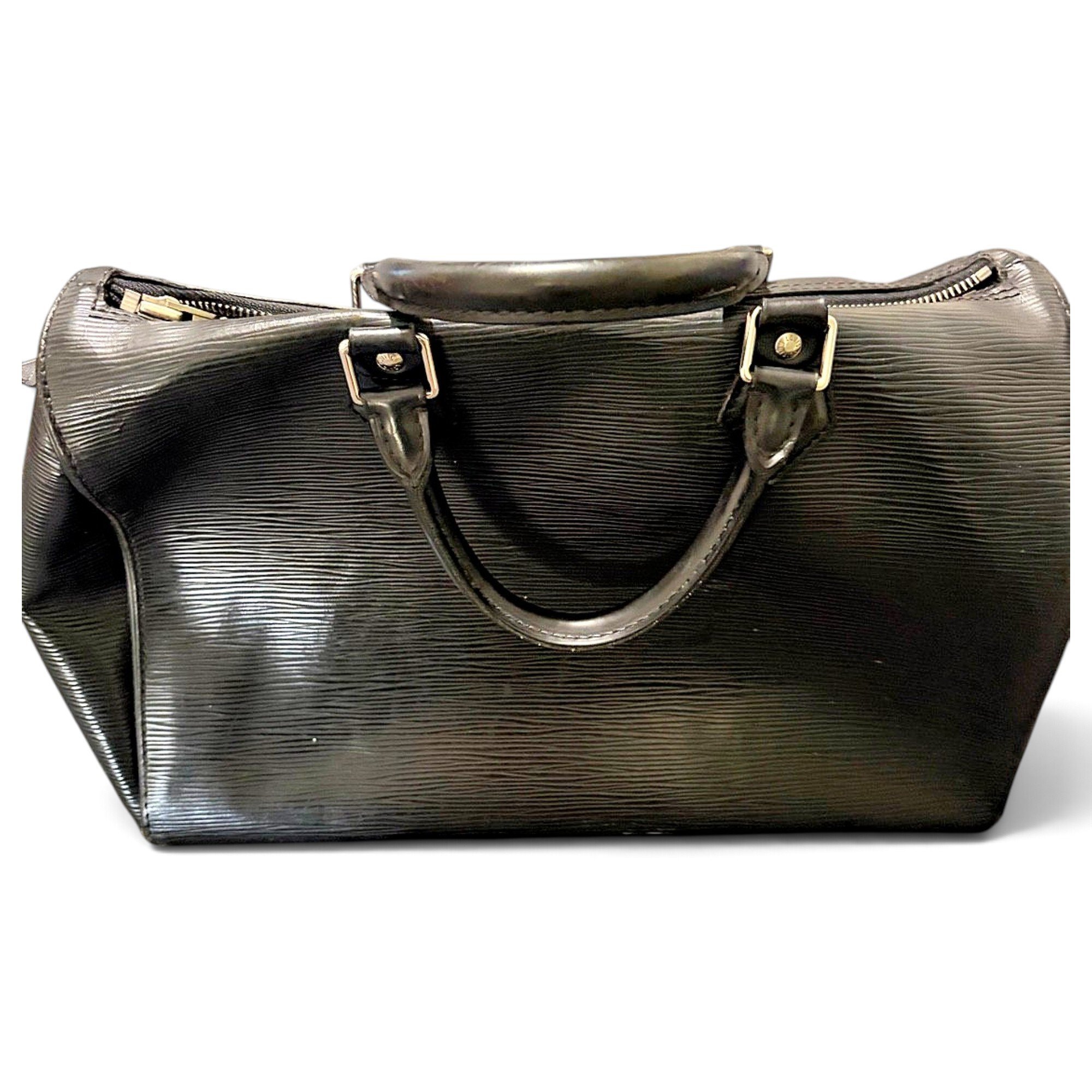 Speedy leather handbag