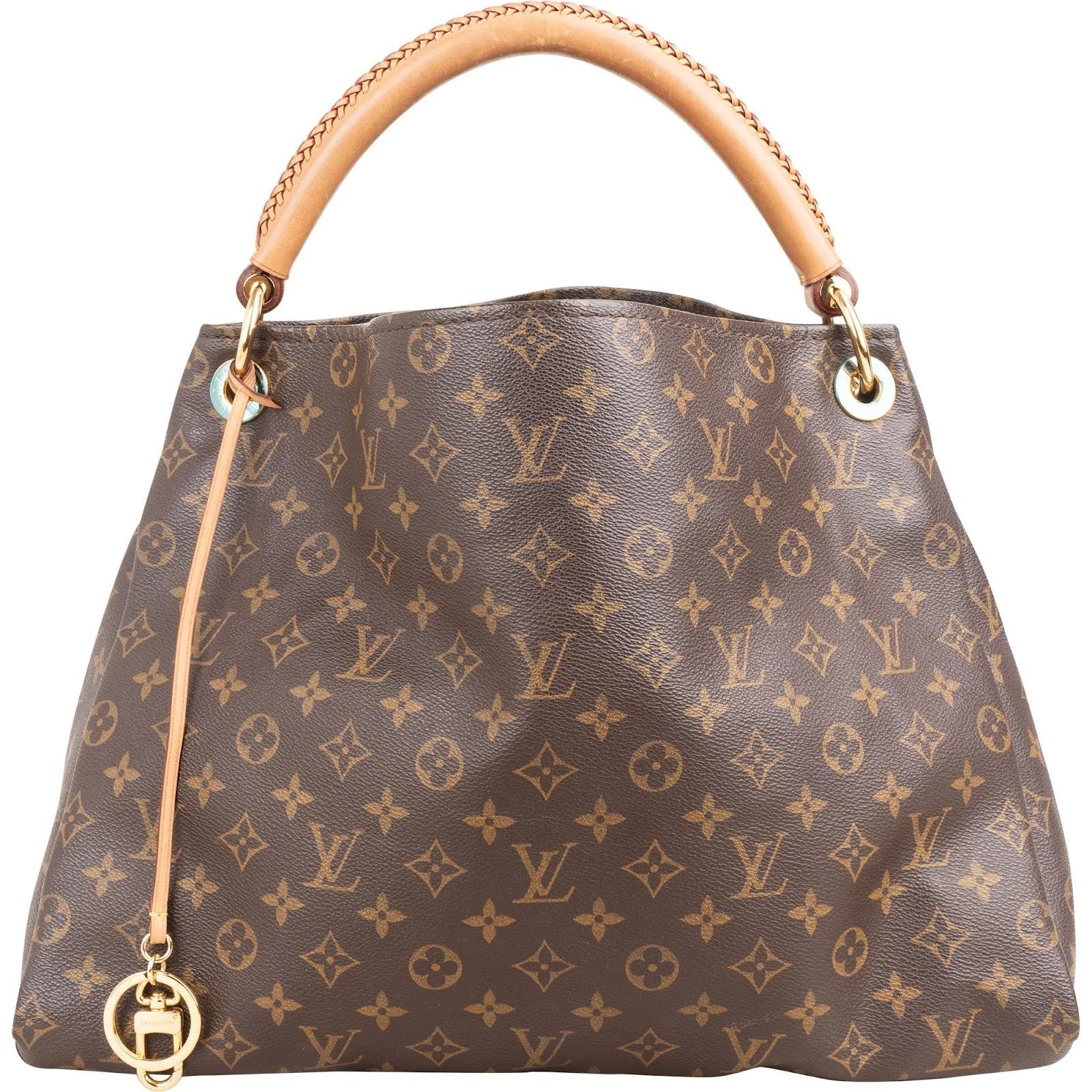 Artsy leather handbag