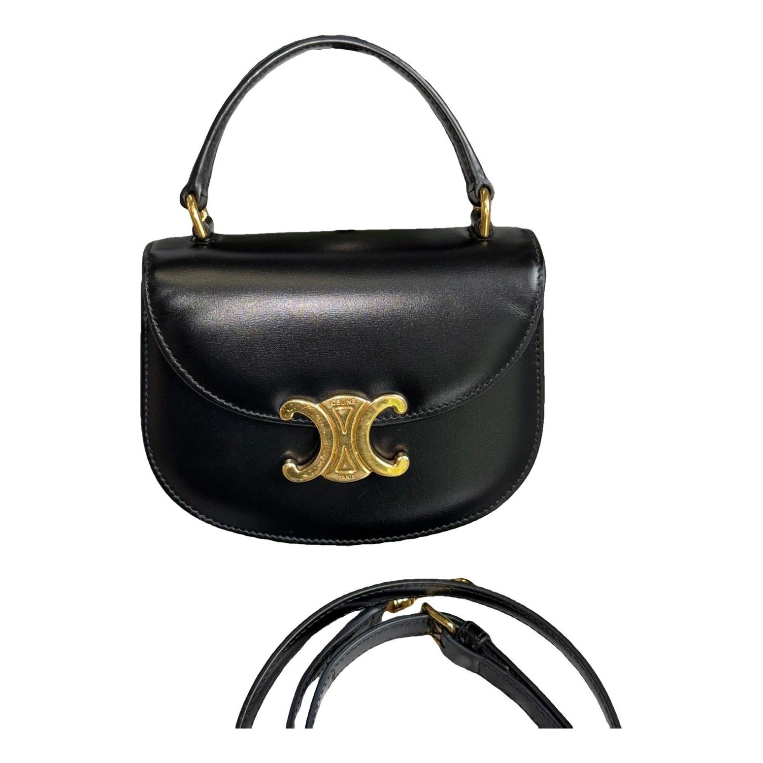 Clea leather handbag