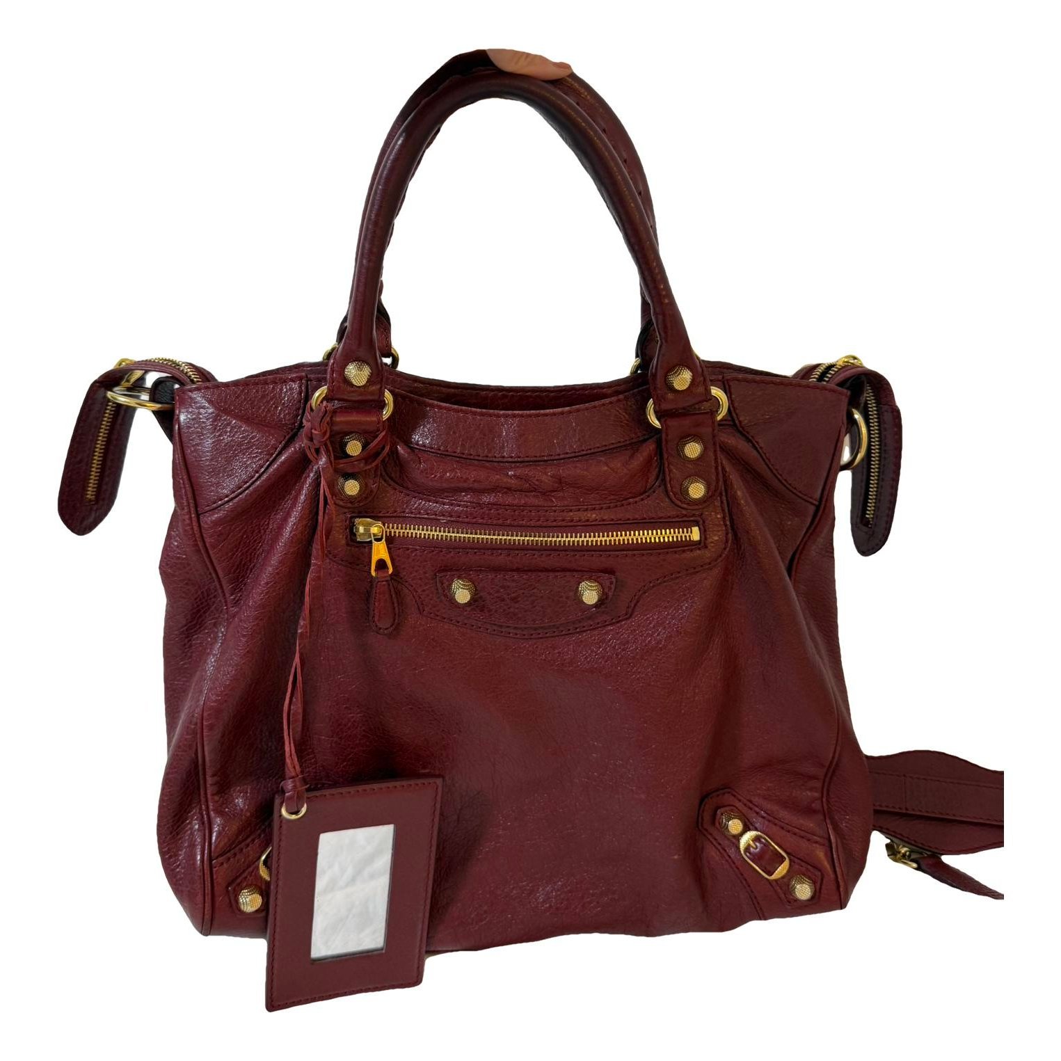 Vélo leather handbag