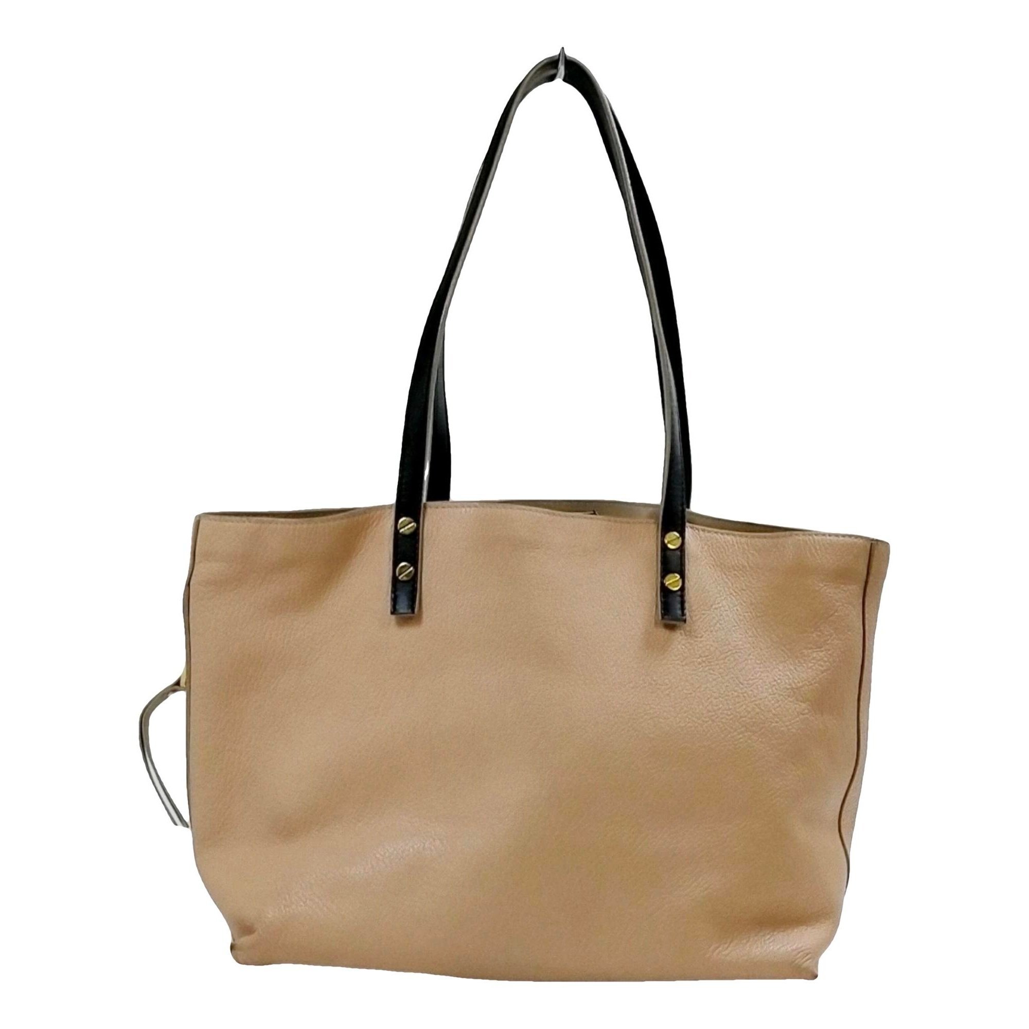 Leather tote