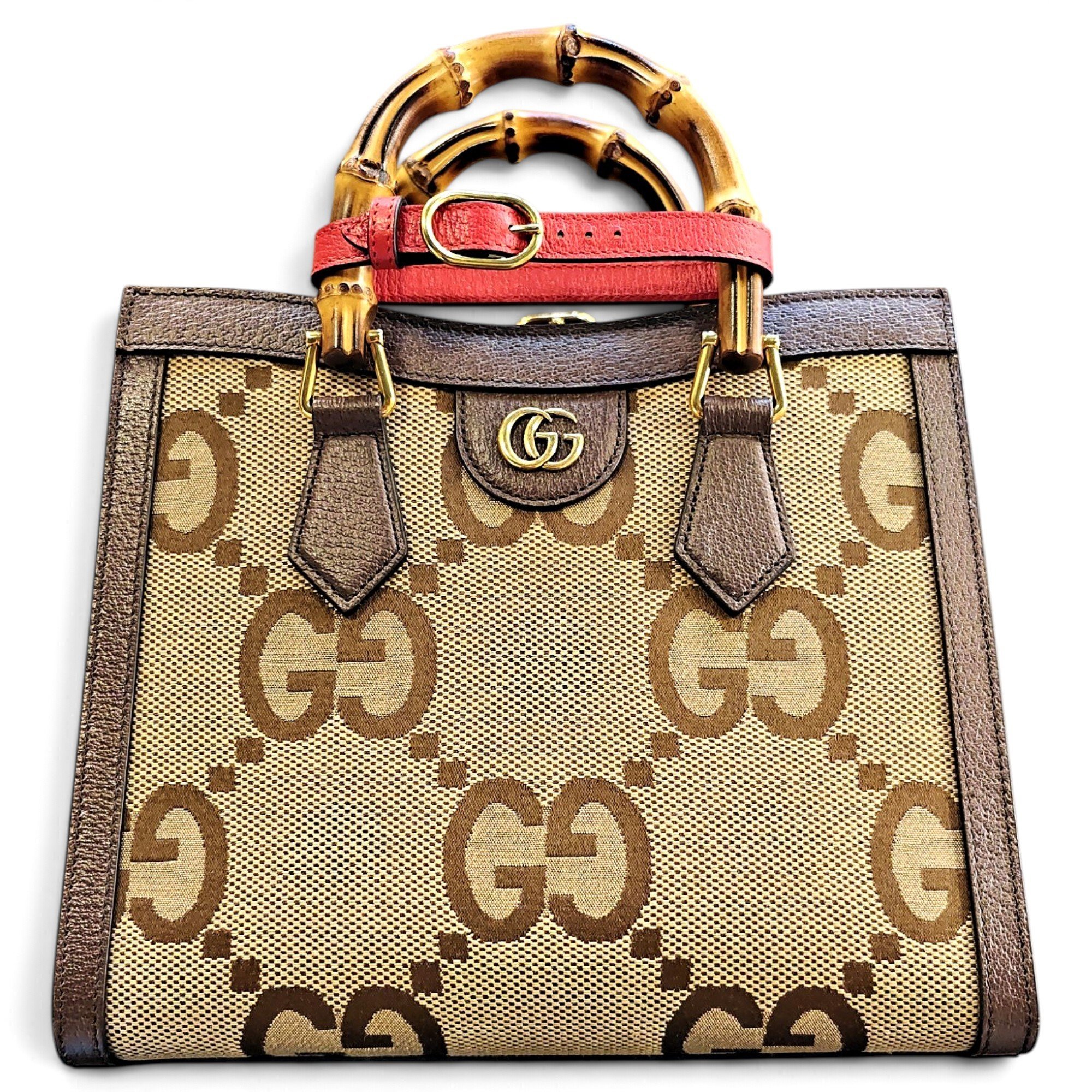 Diana Bamboo leather tote