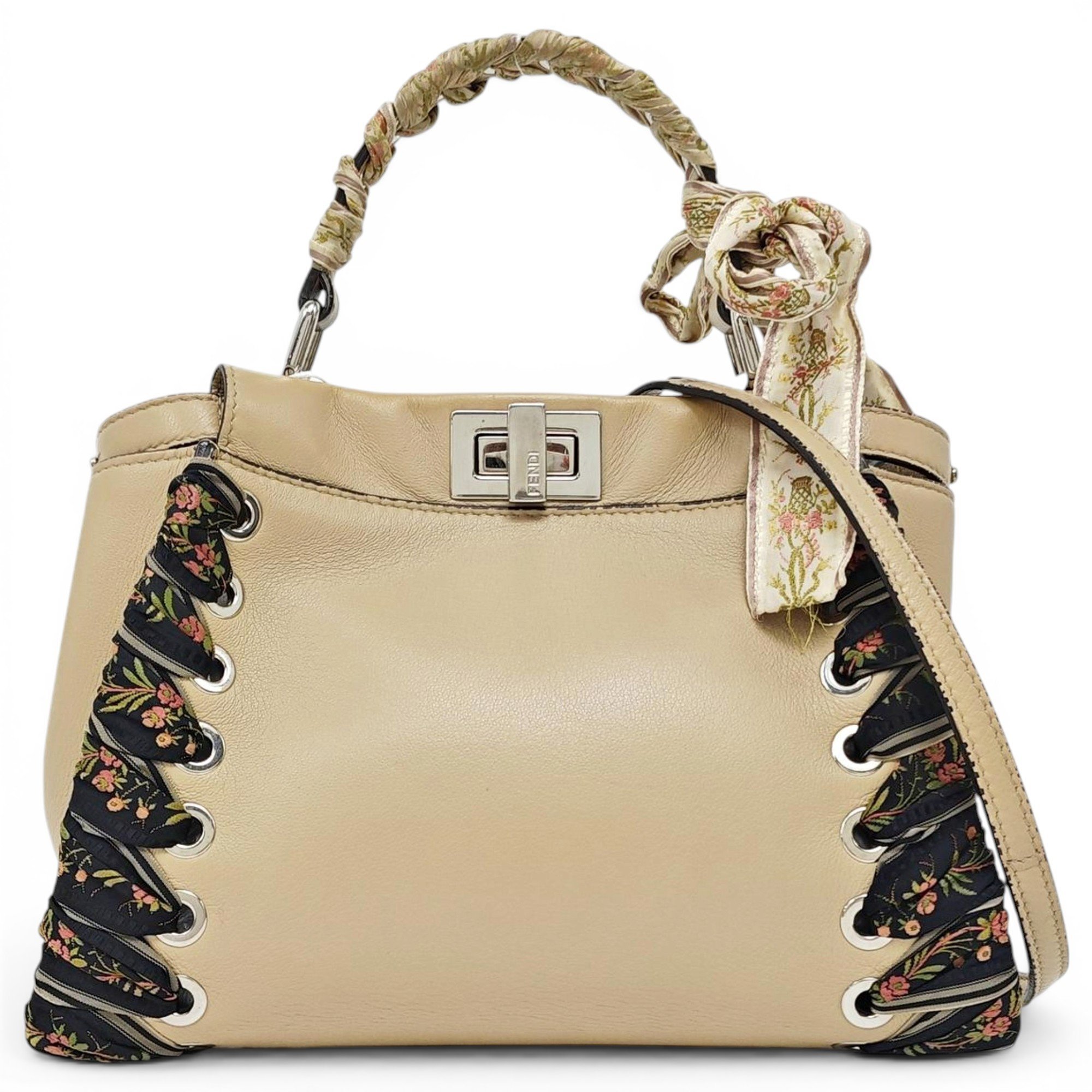 Peekaboo Utility leather handbag