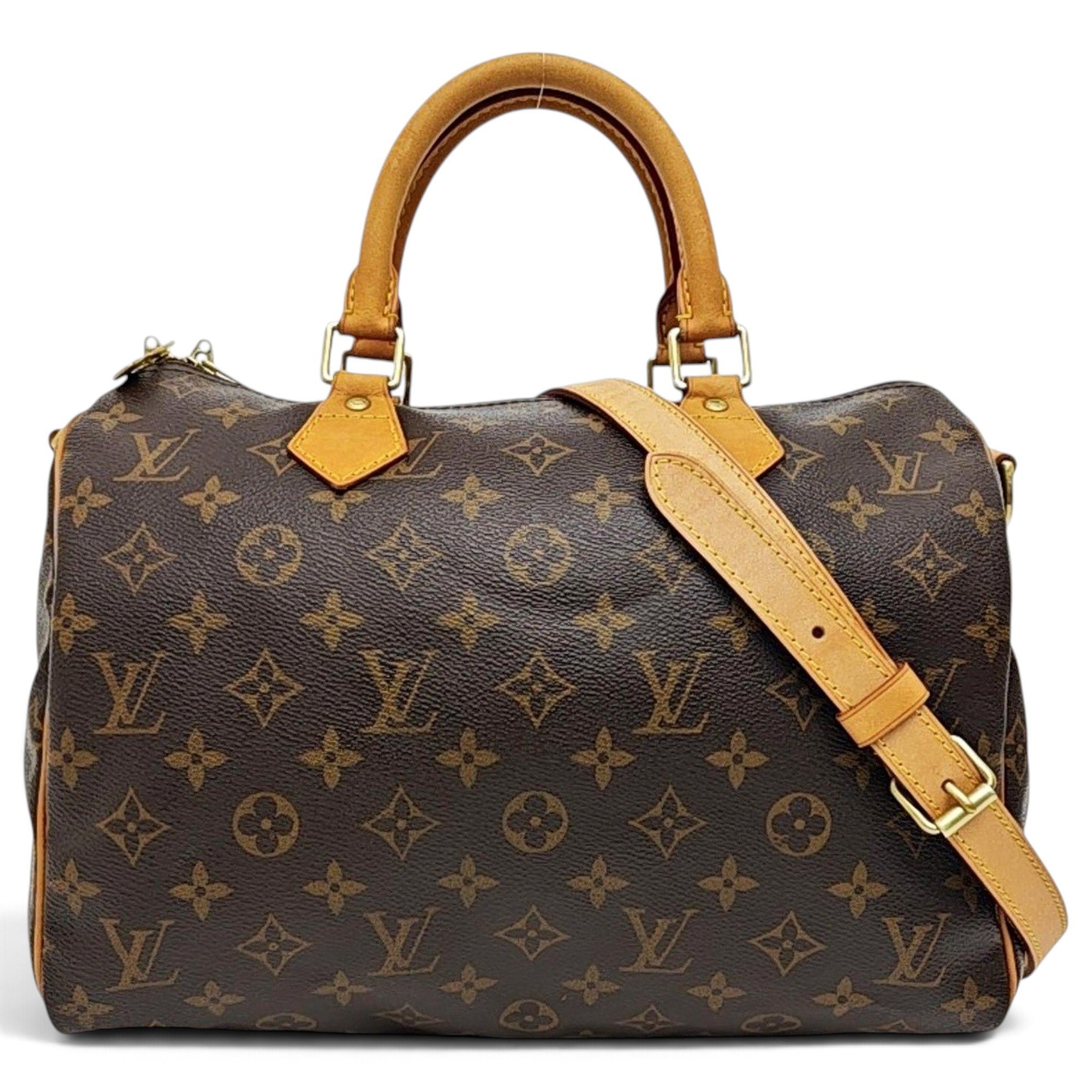 Nano Speedy / Mini HL leather handbag