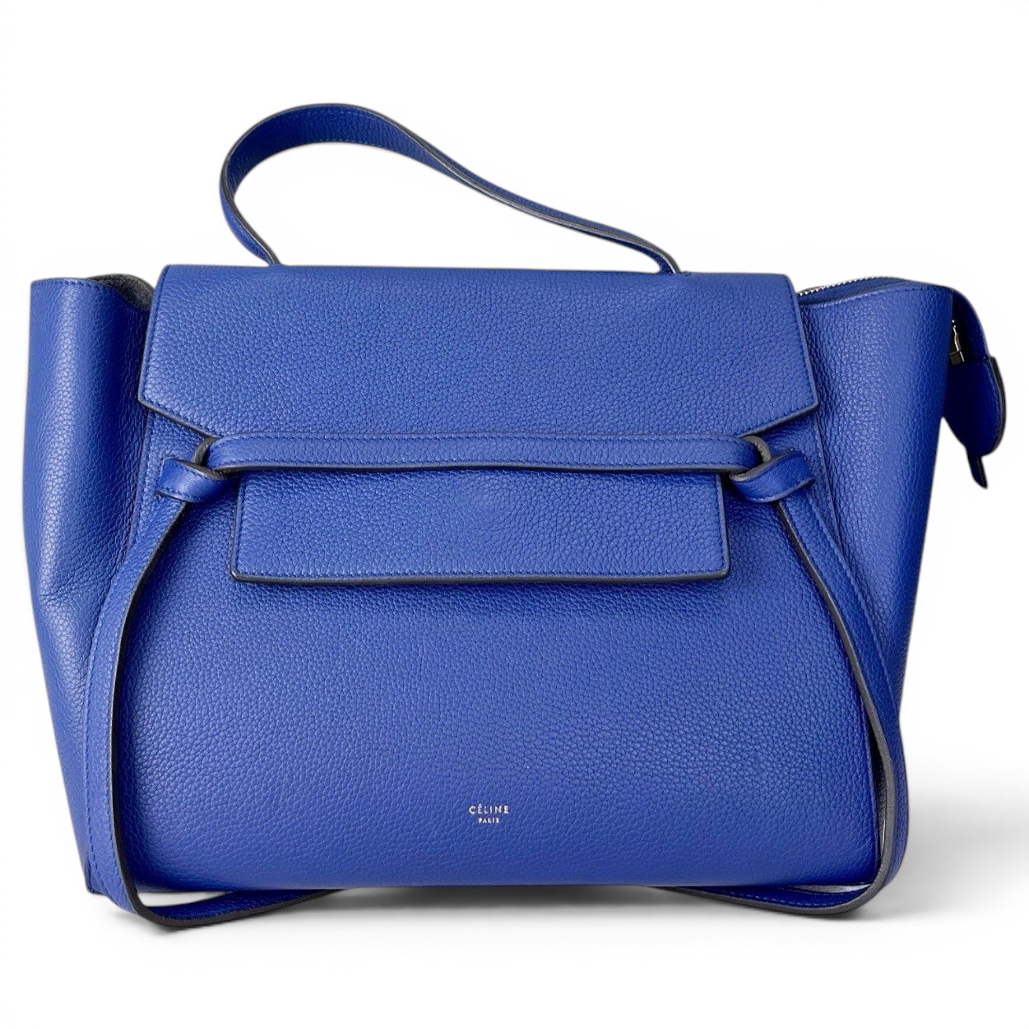 Belt leather handbag