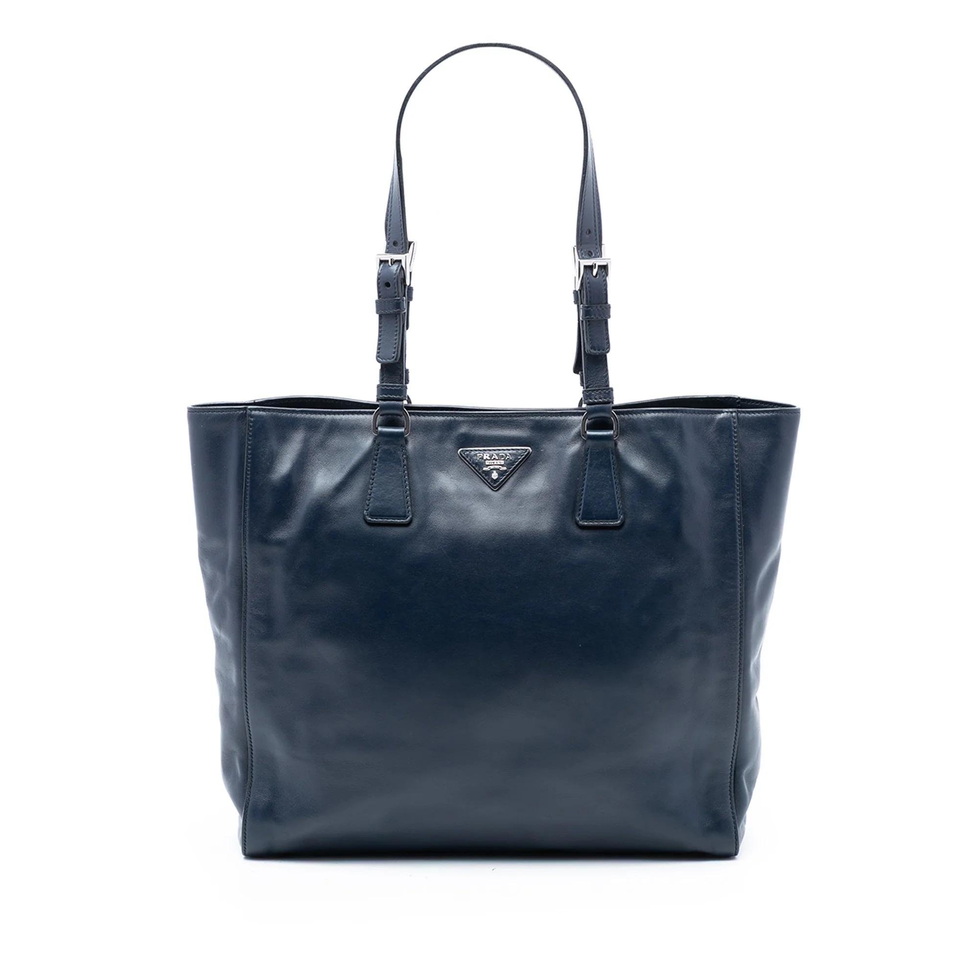 Soft leather tote