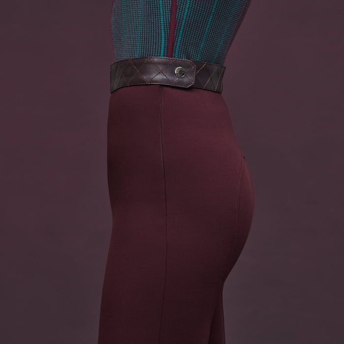 Rouge Bordeaux Jodhpur Pants