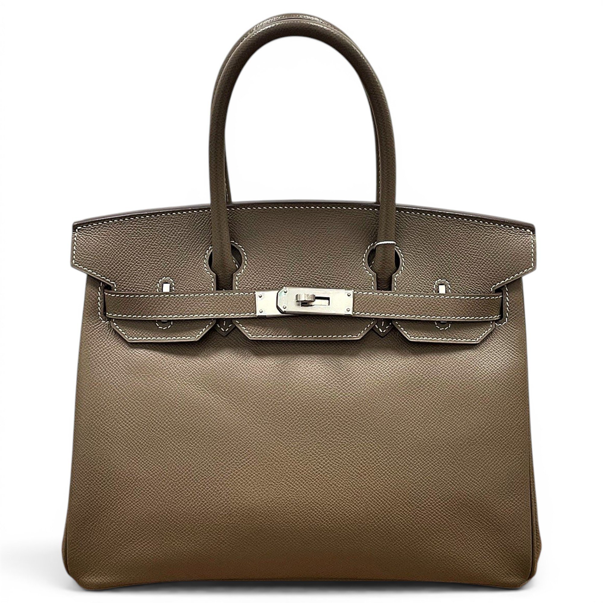 Birkin 30 leather handbag