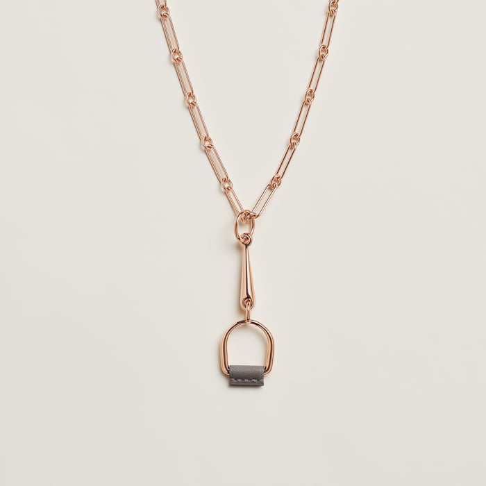 Gris Meyer Heritage Equestre Pendant, Small Model