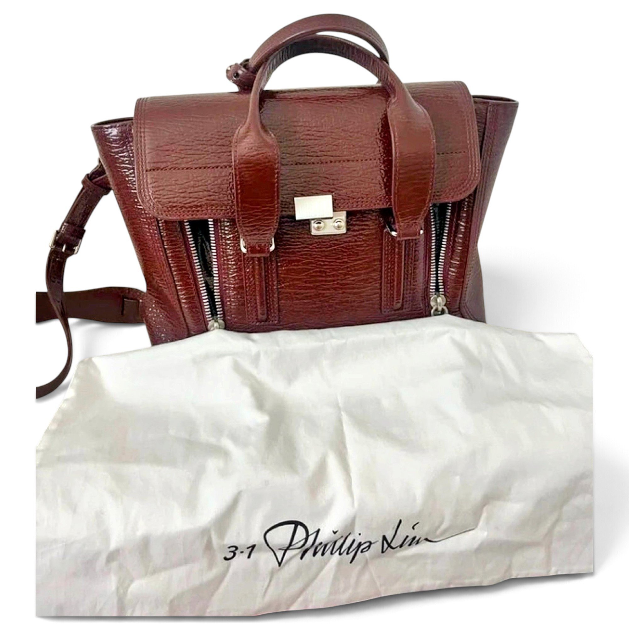 Pashli leather satchel