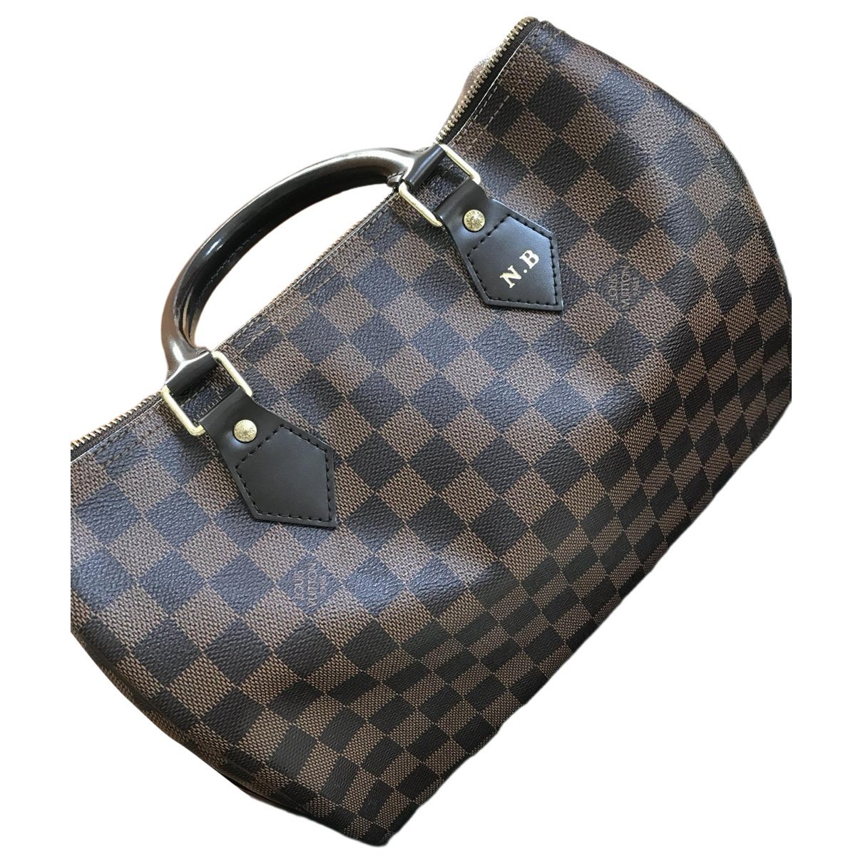 Speedy leather handbag