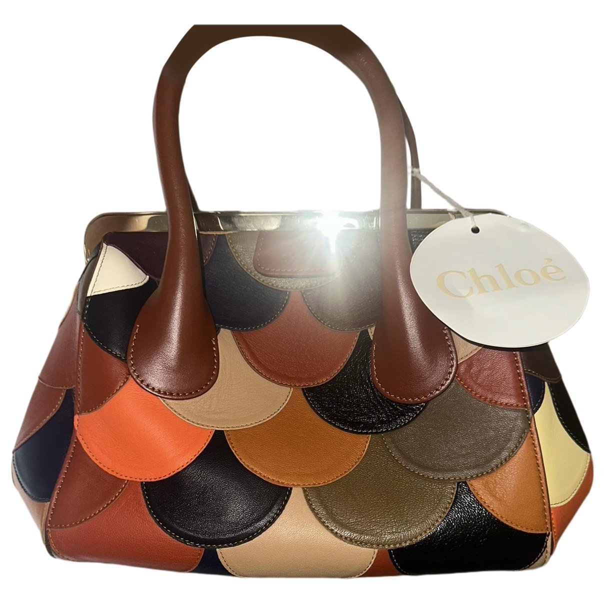 Leather handbag