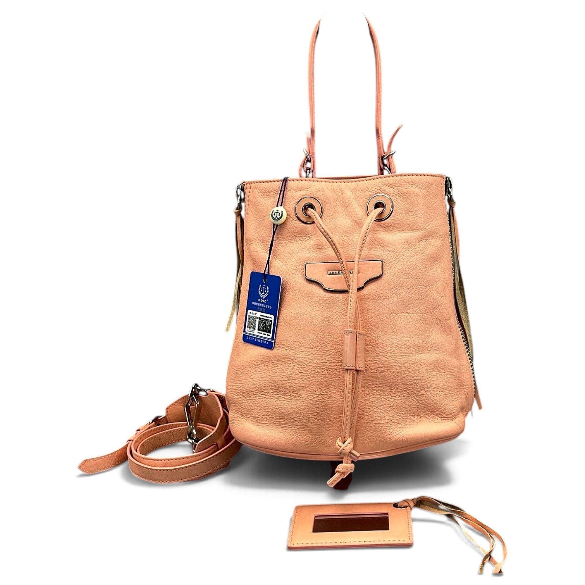 Leather handbag