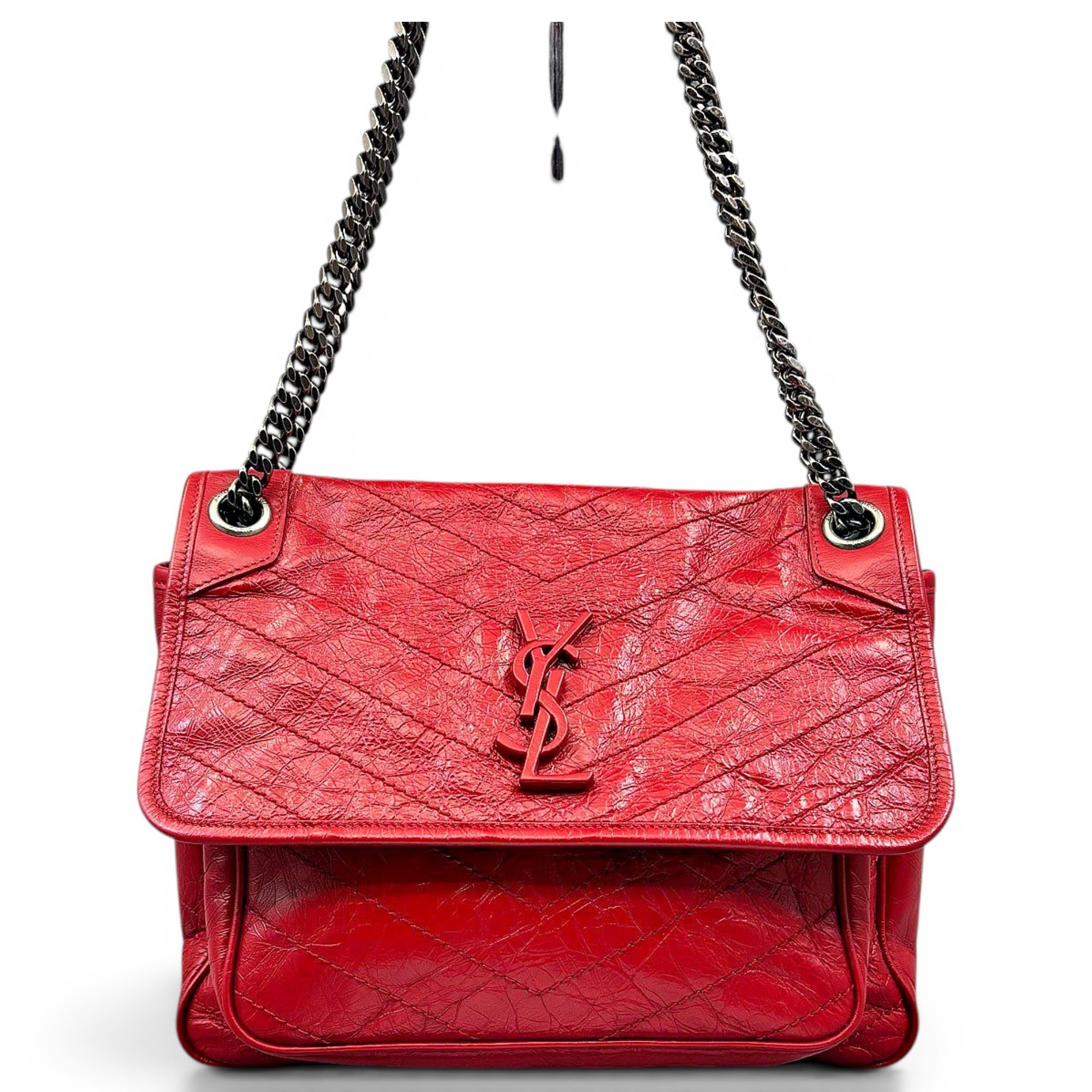 Niki leather crossbody bag