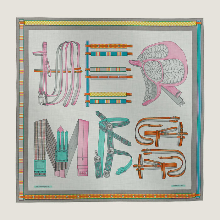 Lettres Equestres Shawl 140