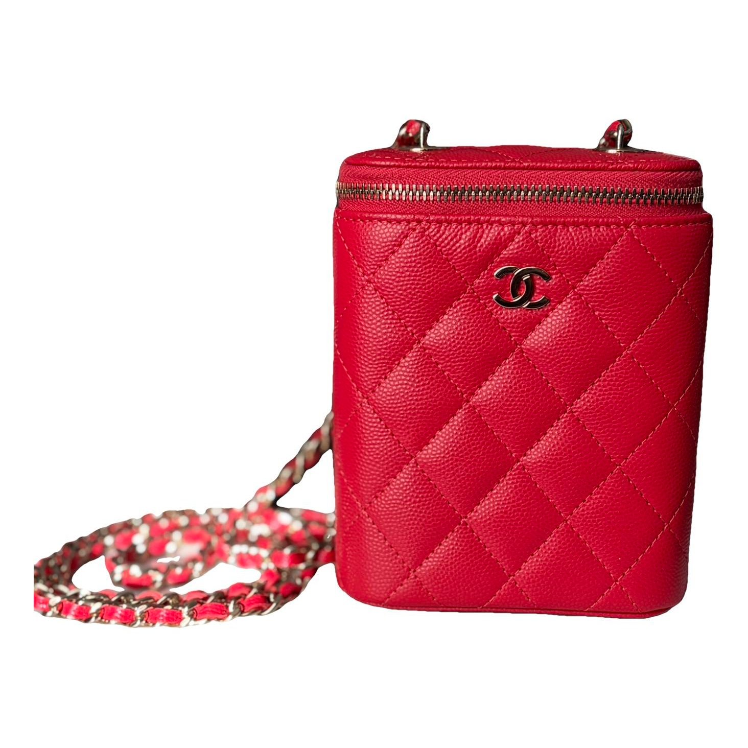 Trendy CC Vanity leather handbag