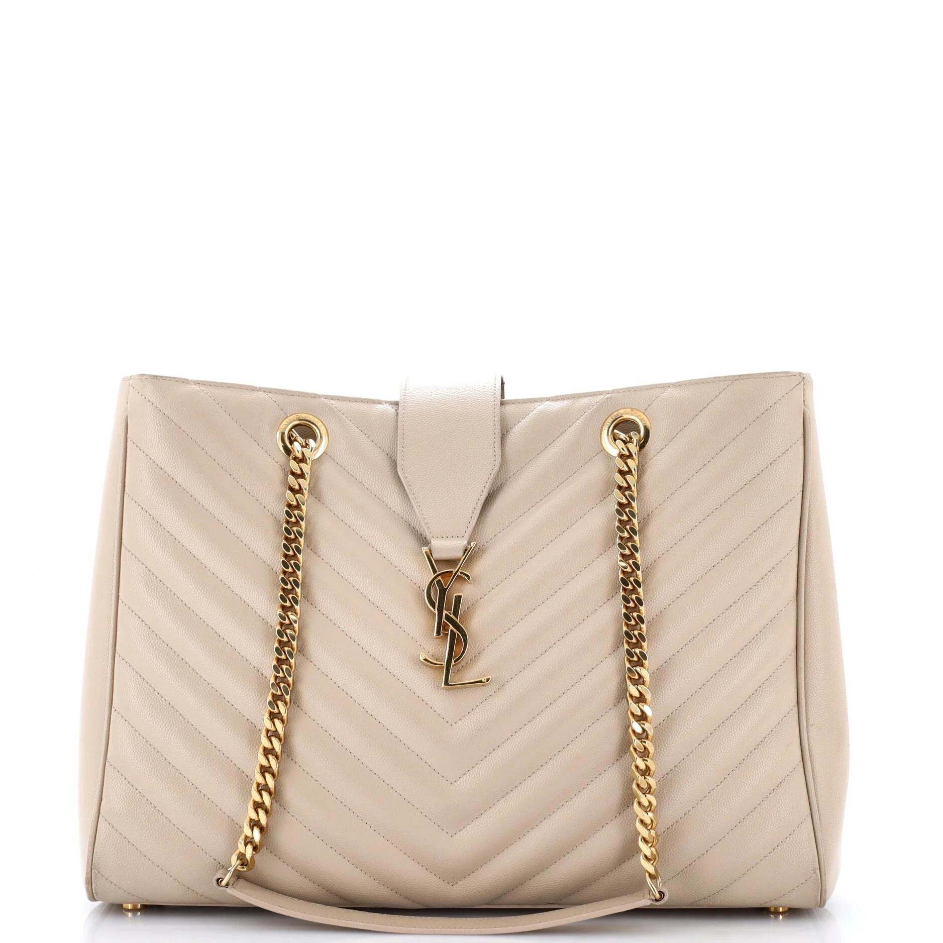 Leather tote