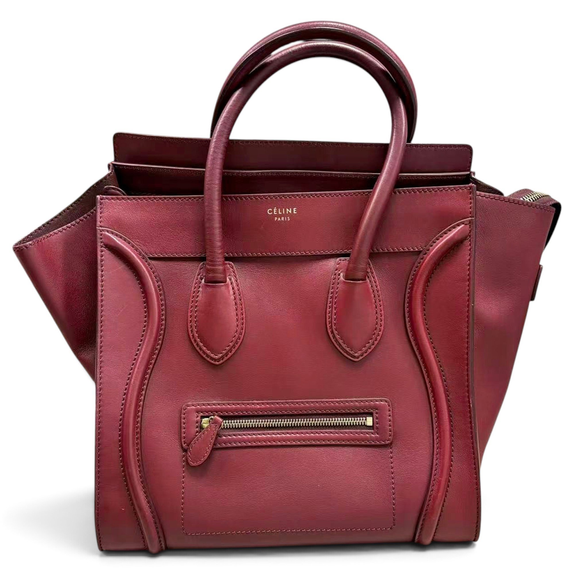 Luggage leather handbag