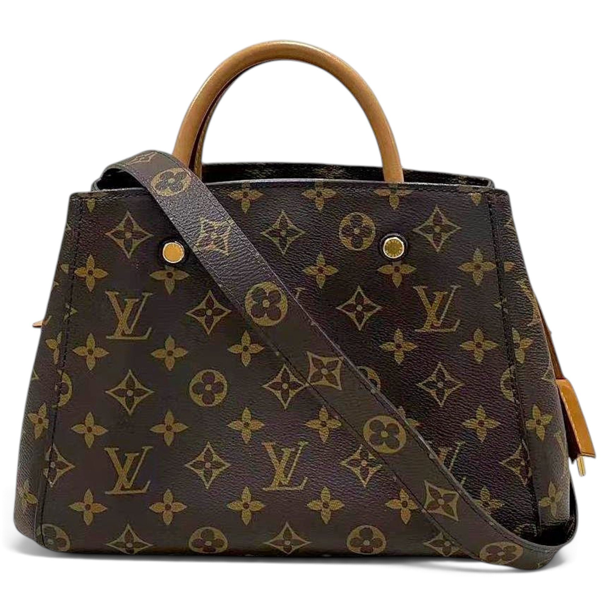 Louis Vuitton Montaigne leather handbag