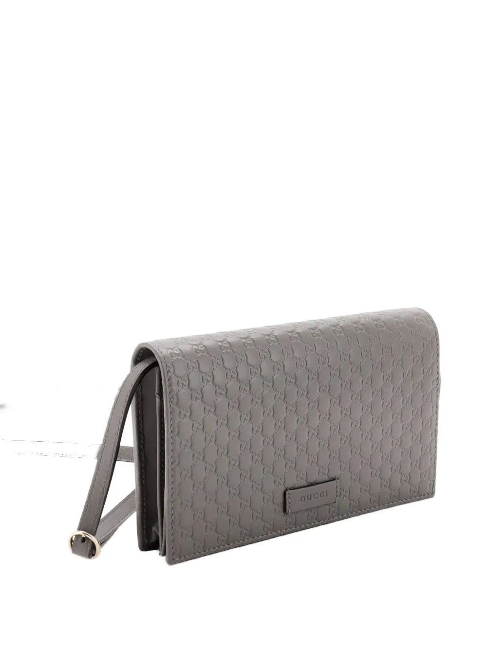 Wallet on Strap Microguccissima Leather crossbody bag