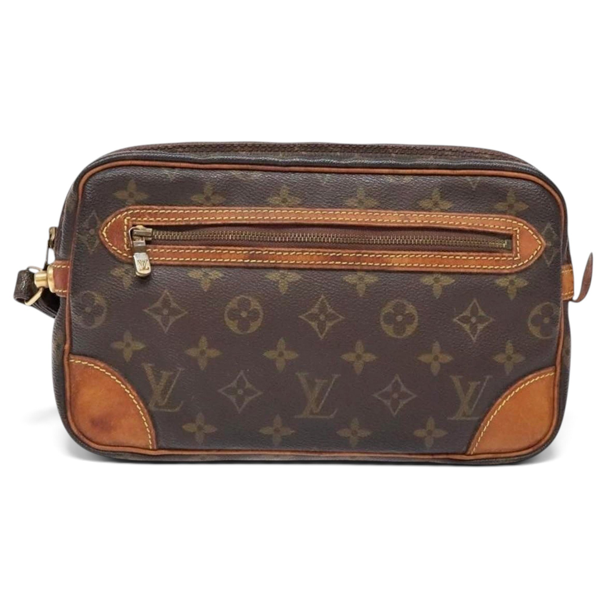 Marly Dragonne leather clutch bag