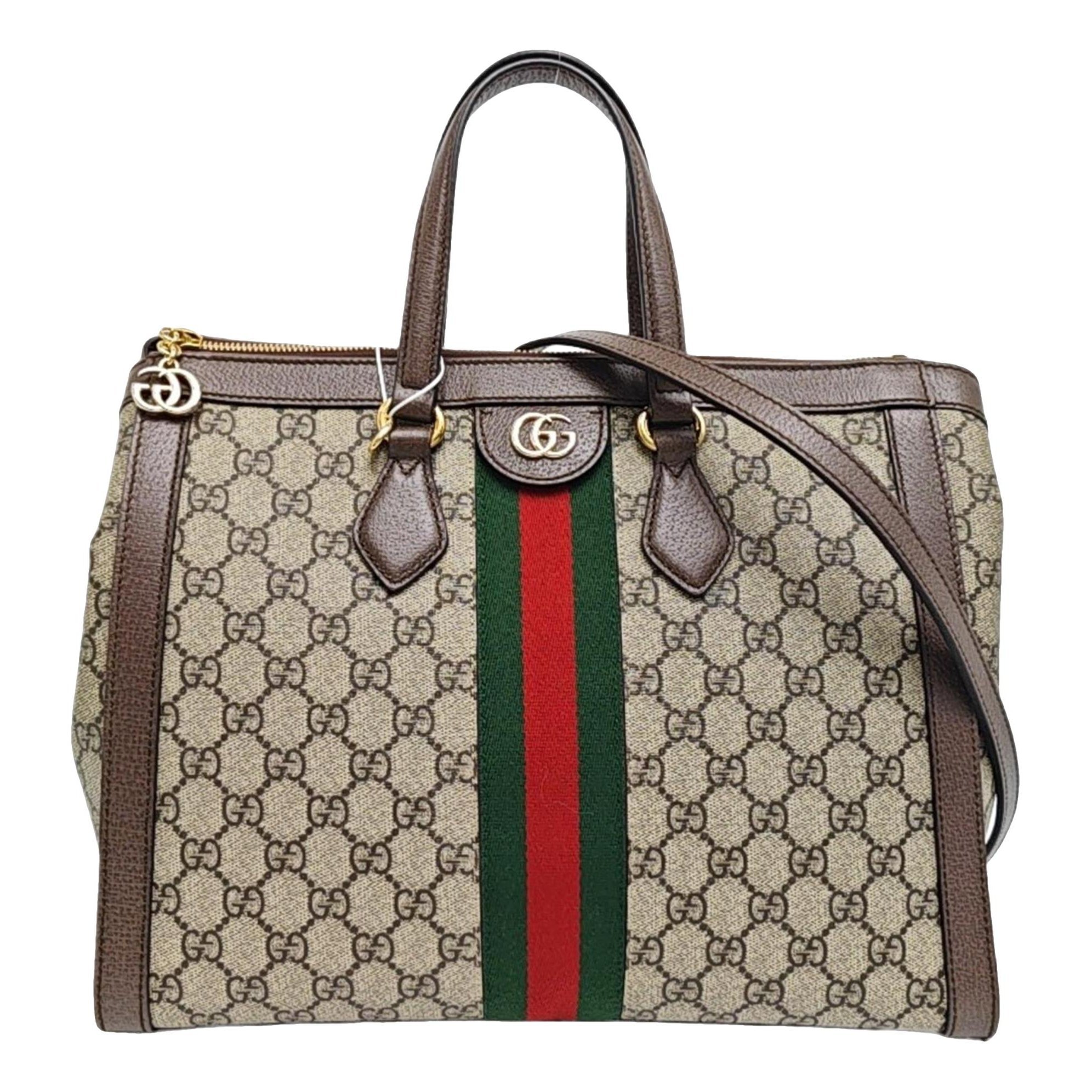 Ophidia Top Handle cloth handbag