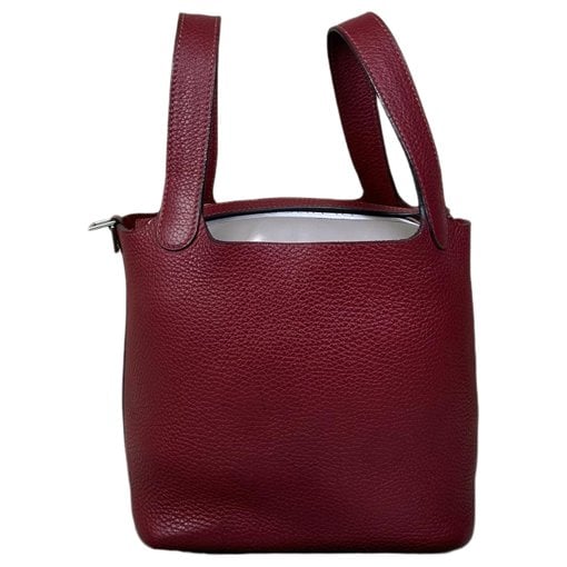 Hermes Picotin leather handbag