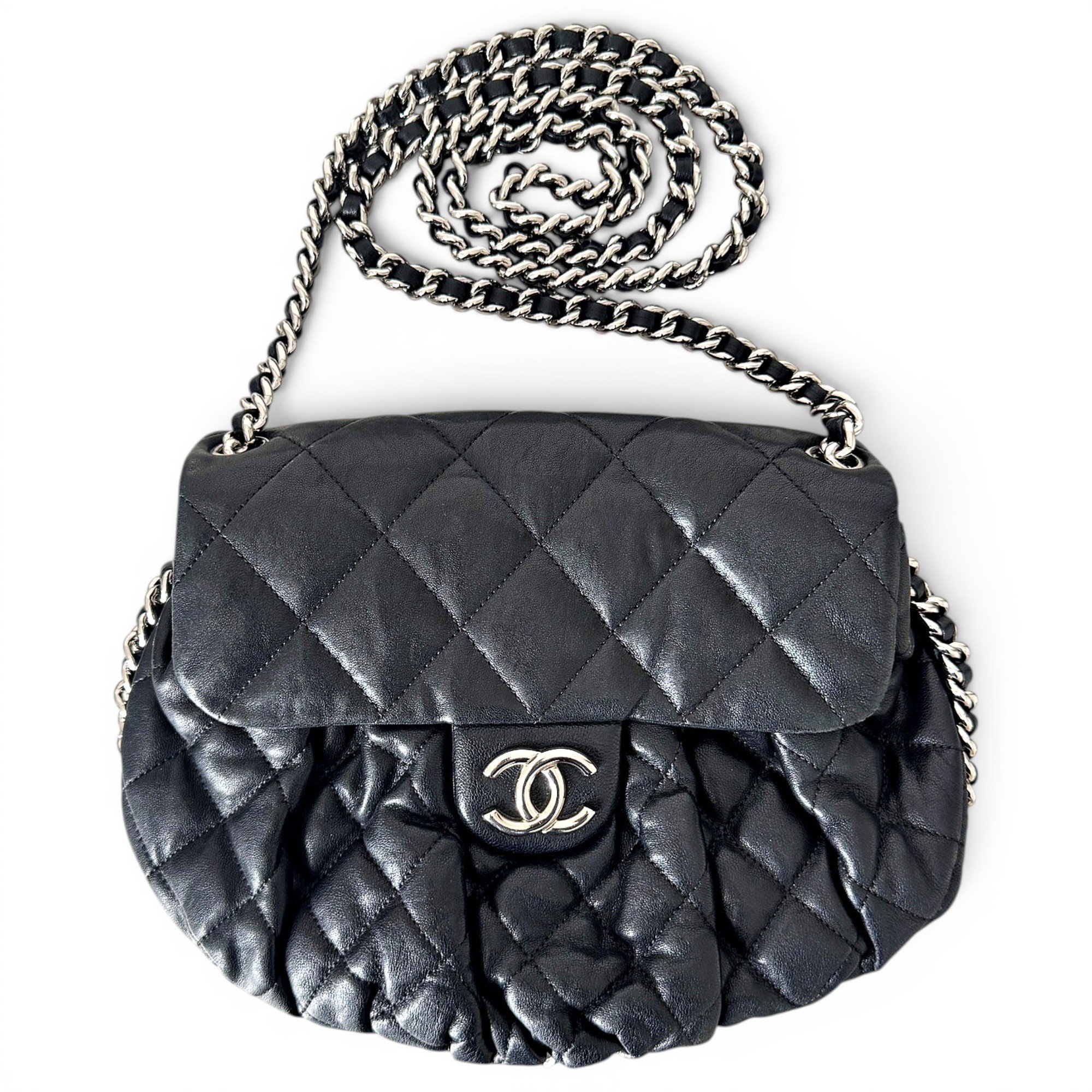 Chain Around leather handbag