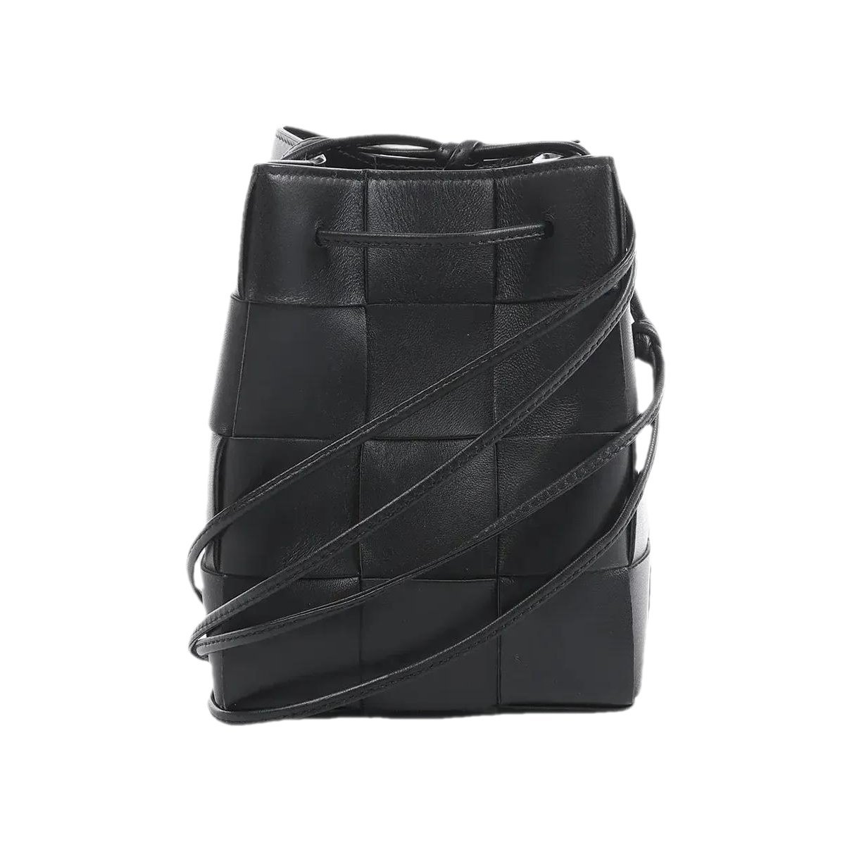 Cassette leather handbag