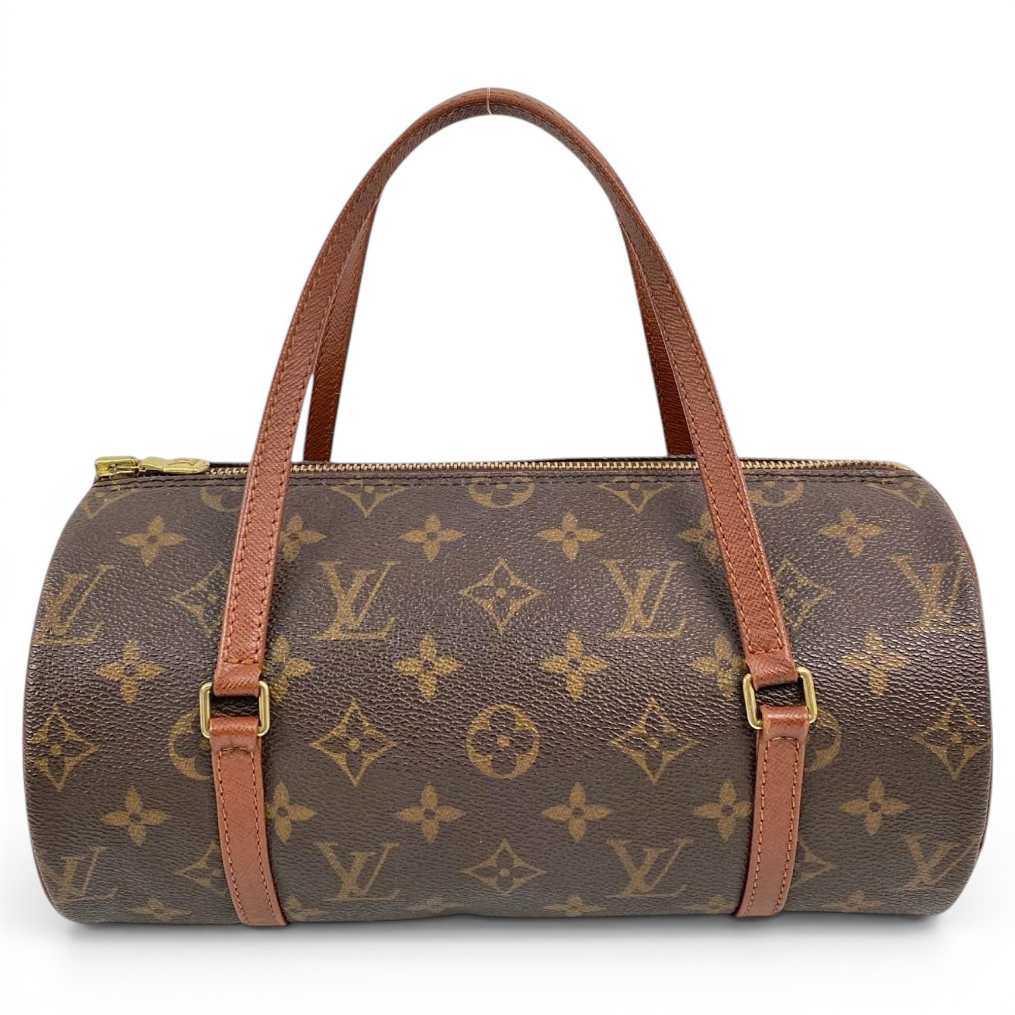 Papillon patent leather handbag