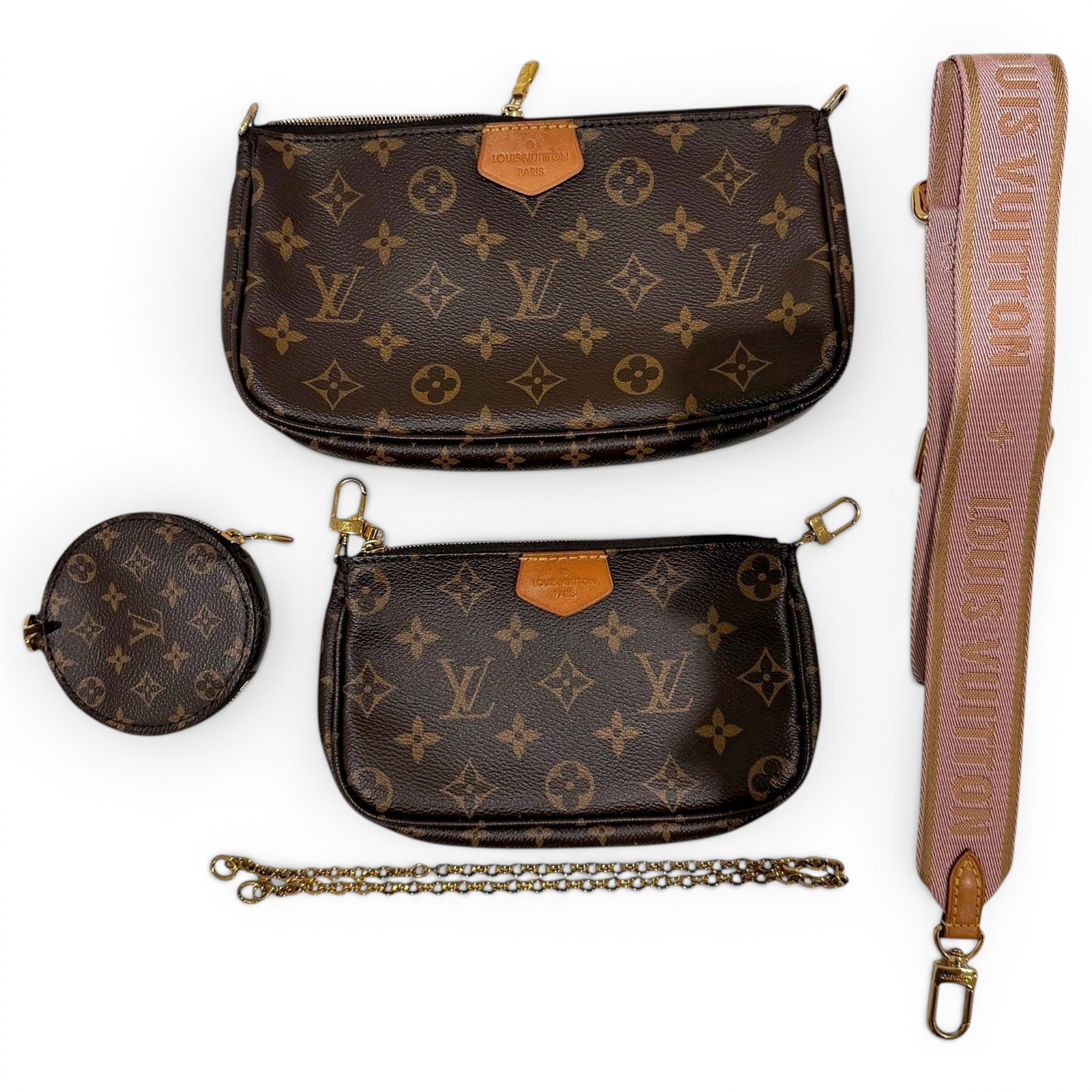 Multi Pochette Accessoires leather crossbody bag
